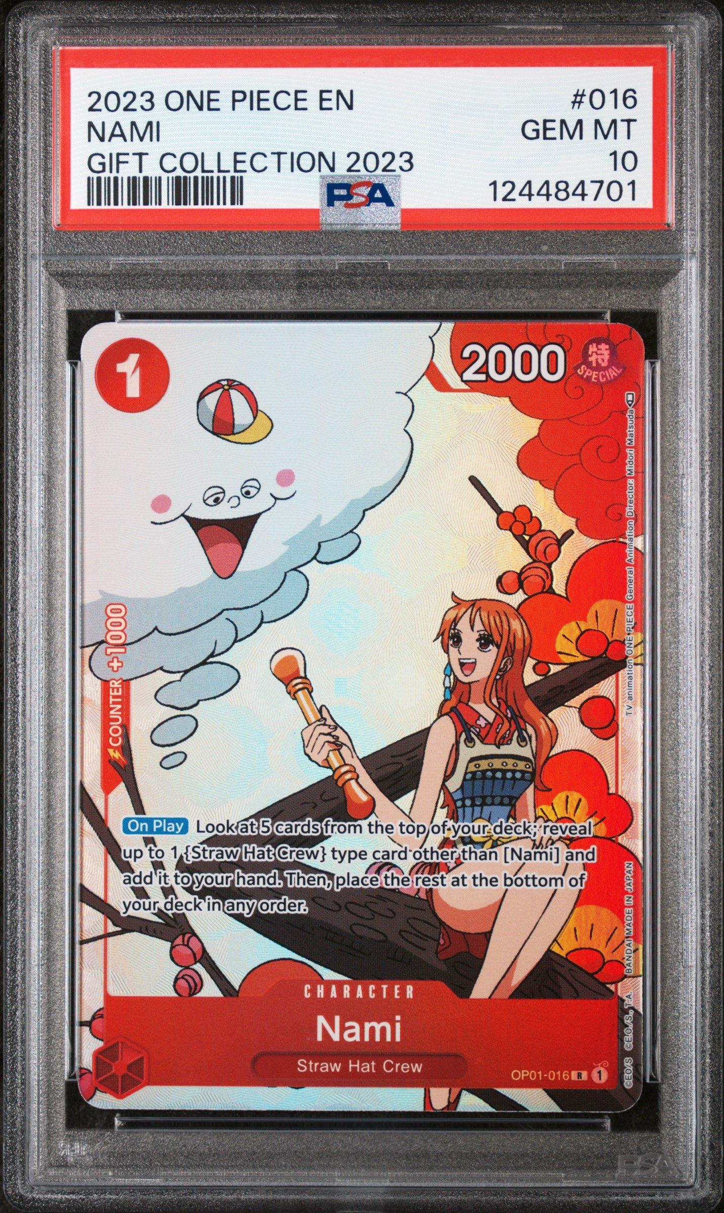 【PSA10】ナミ Nami 海外 チャンピオンシップ 2023 ワンピース 2023 One Piece Gift Collection 2023 016 Nami PSA 10 Graded Card