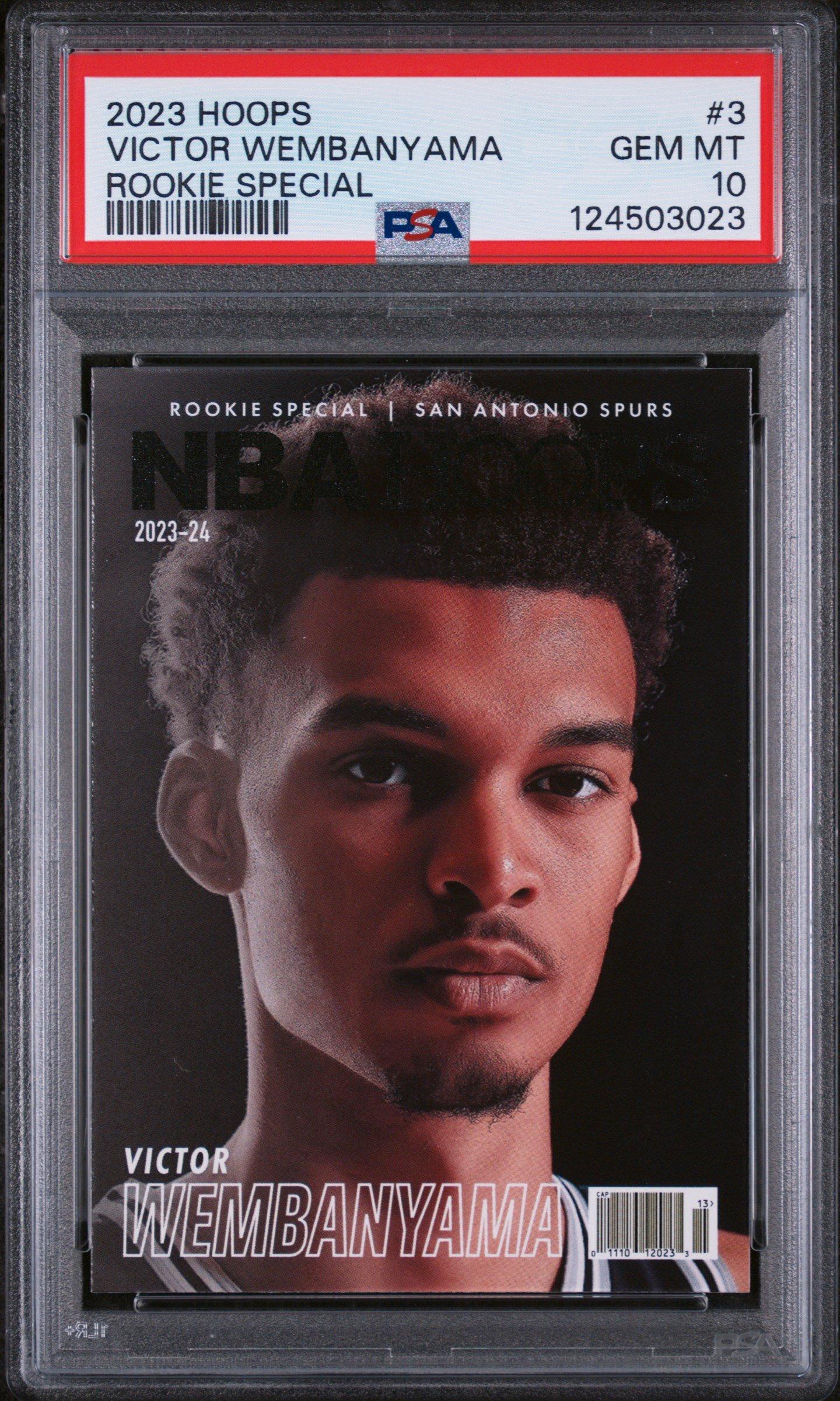 2023 Panini Nba Hoops Rookie Special 3 Victor Wembanyama PSA