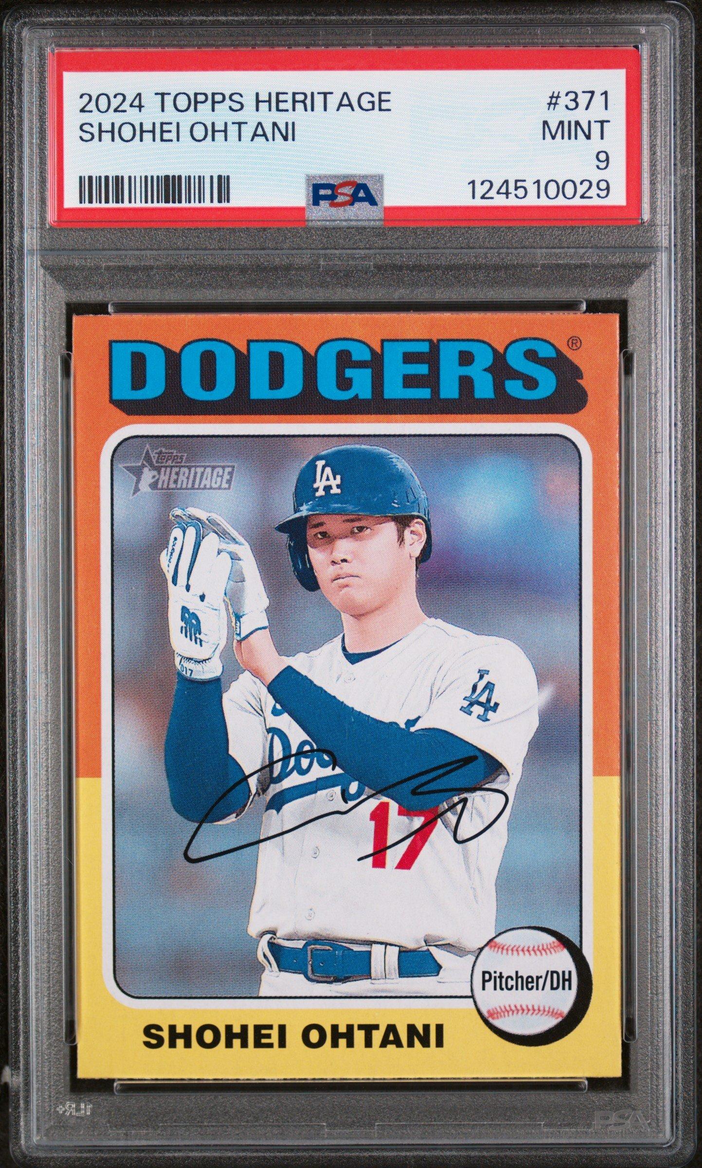 shohei ohtani graded card 2024 Topps 50/50 - - #7 - SB #3 - LA Dodgers 2025 Bowman Chrome Mega Box