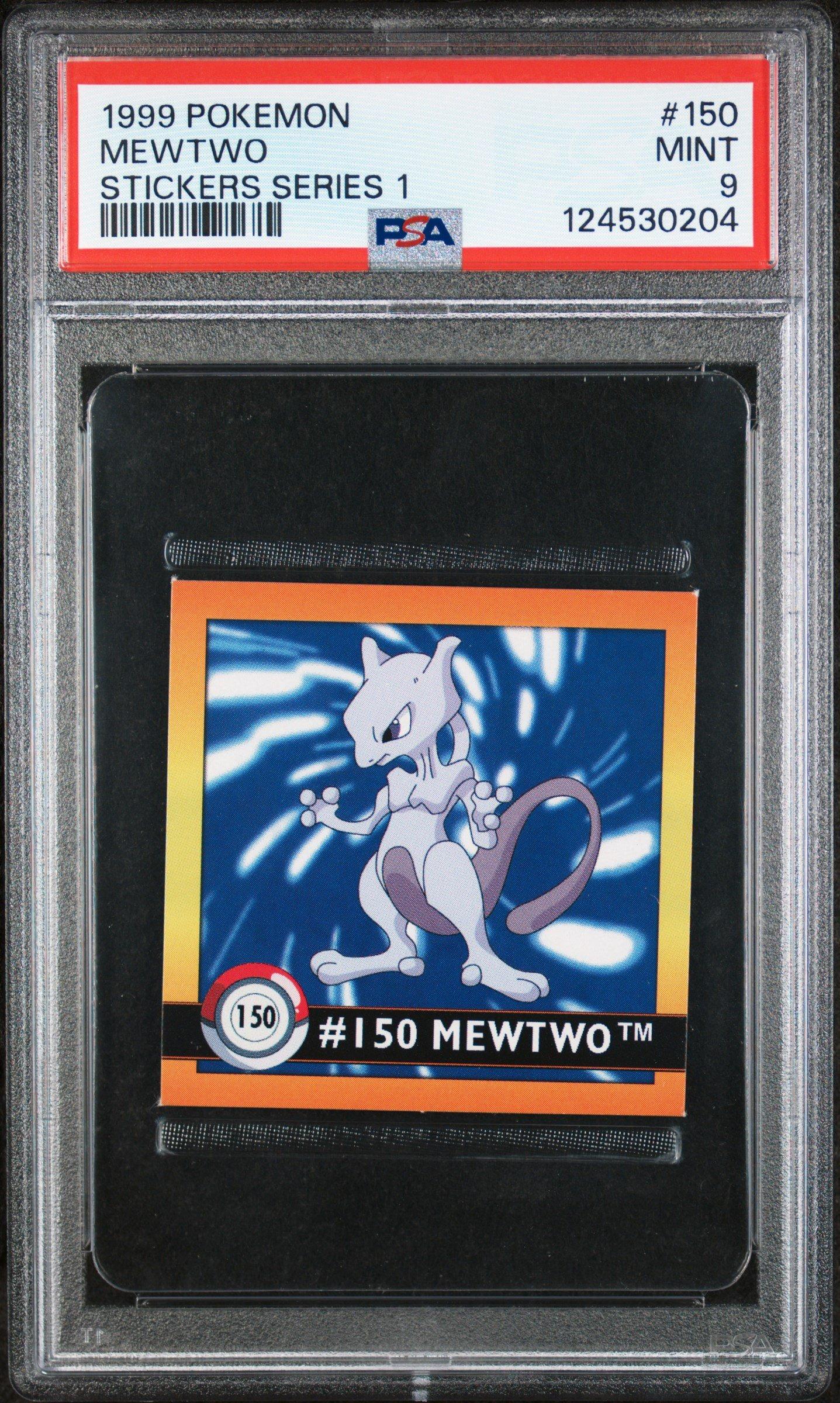 1999 Pokemon Stickers Series 1 150 Mewtwo PSA 9 Graded Card | GameStop
