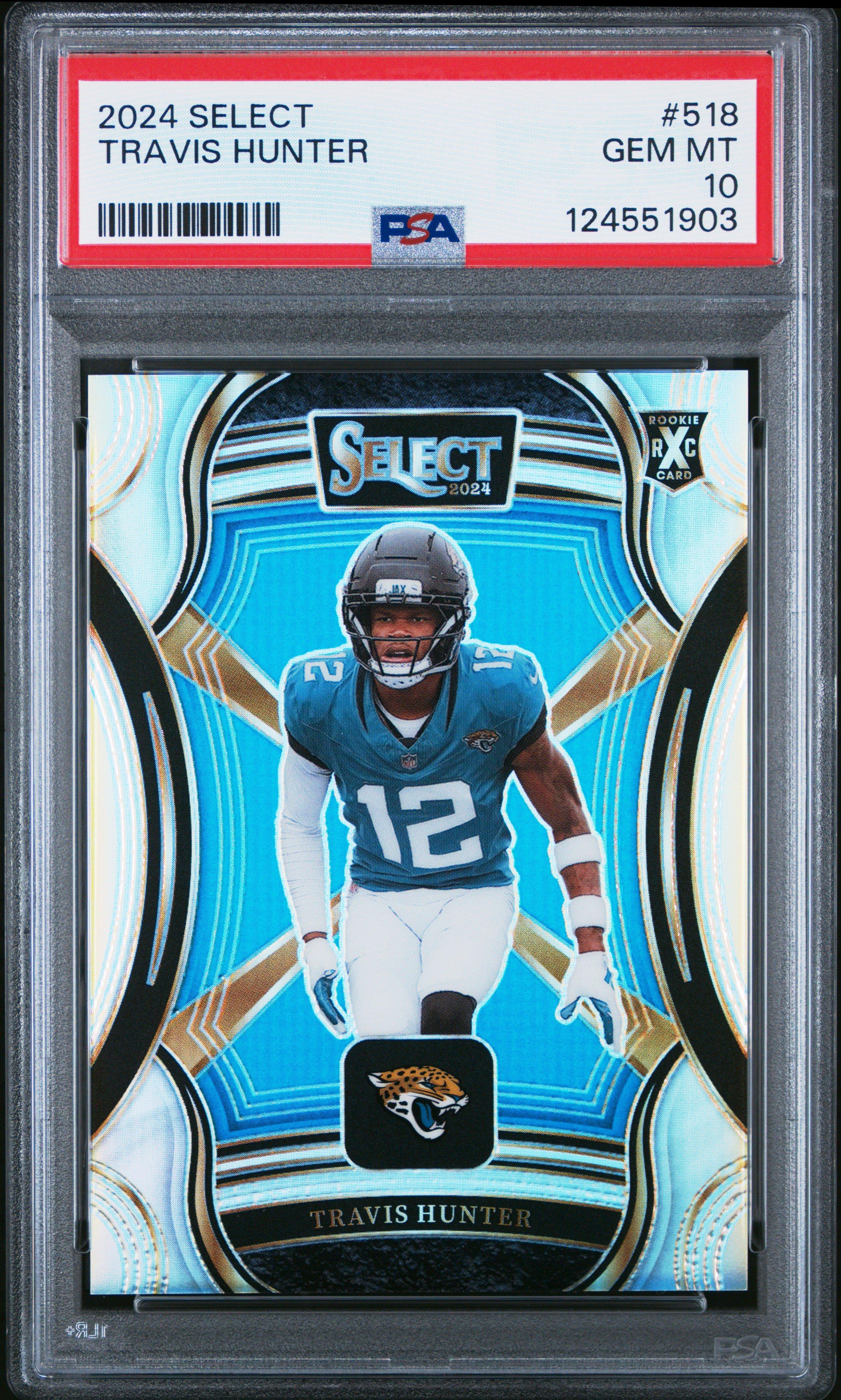 2024 Panini Select 518 Travis Hunter PSA 10 Graded Card | GameStop