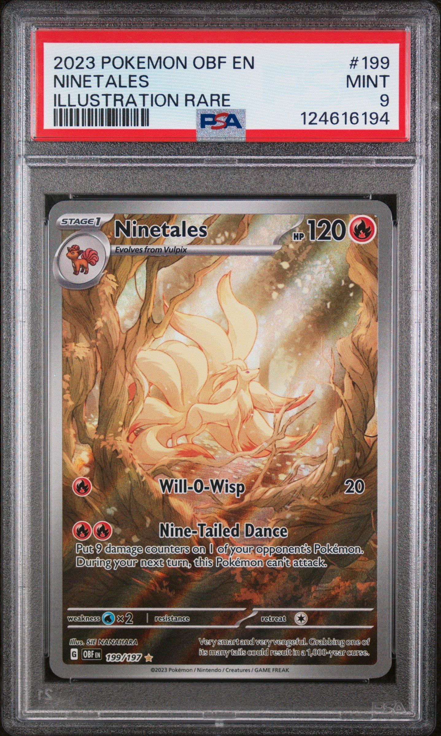 2023 Pokemon Obf En-obsidian Flames 199 Ninetales Illustration