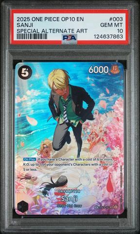 2025 One Piece Op10-royal Blood 003 Sanji Special Alternate Art
