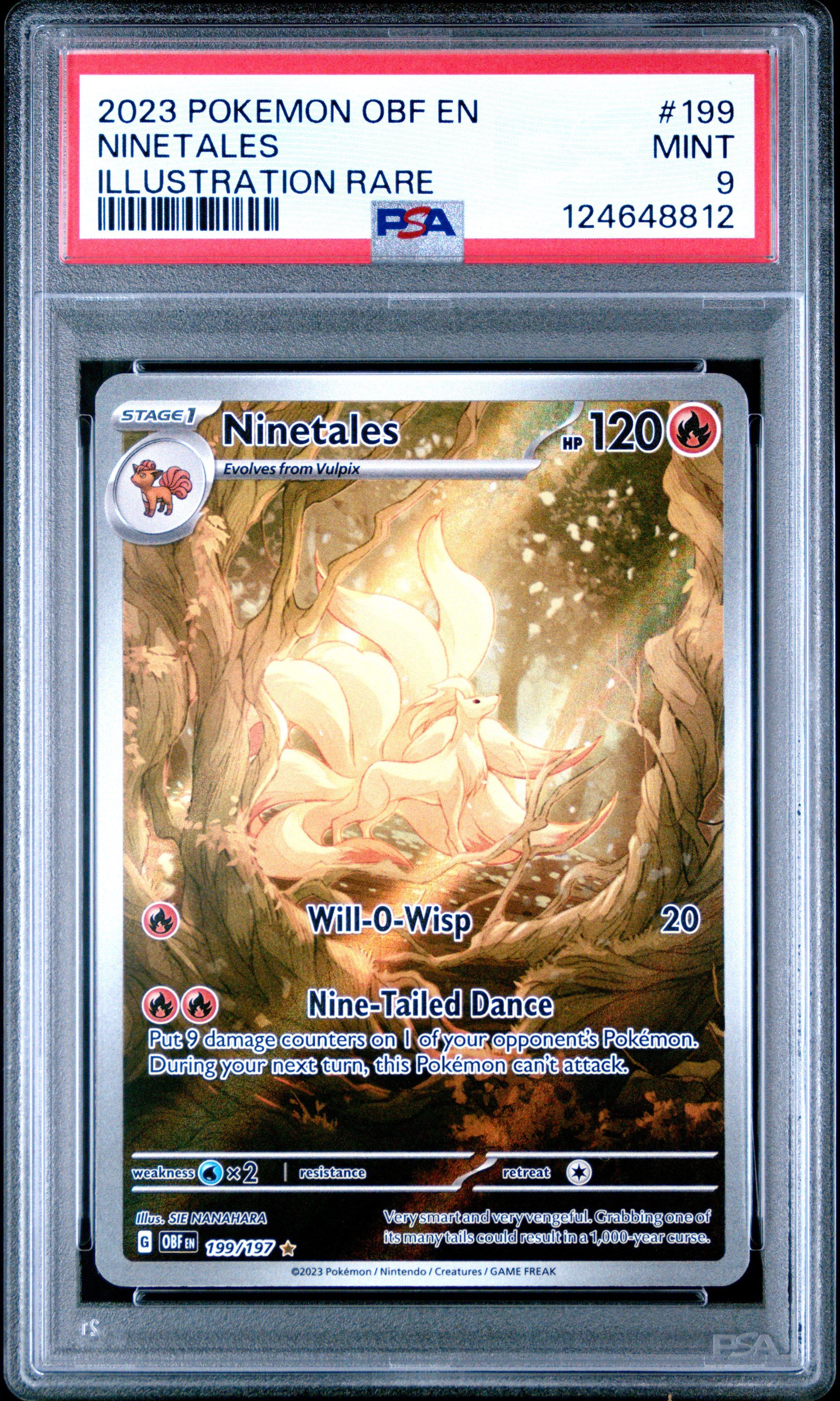 nine tail pokemon card Ninetales - 031/264 & 030/264 - Fusion Strike - Evolution Lot [Fighting] x2 Retreat Cost 2023 Pokemon Obf En-obsidian Flames