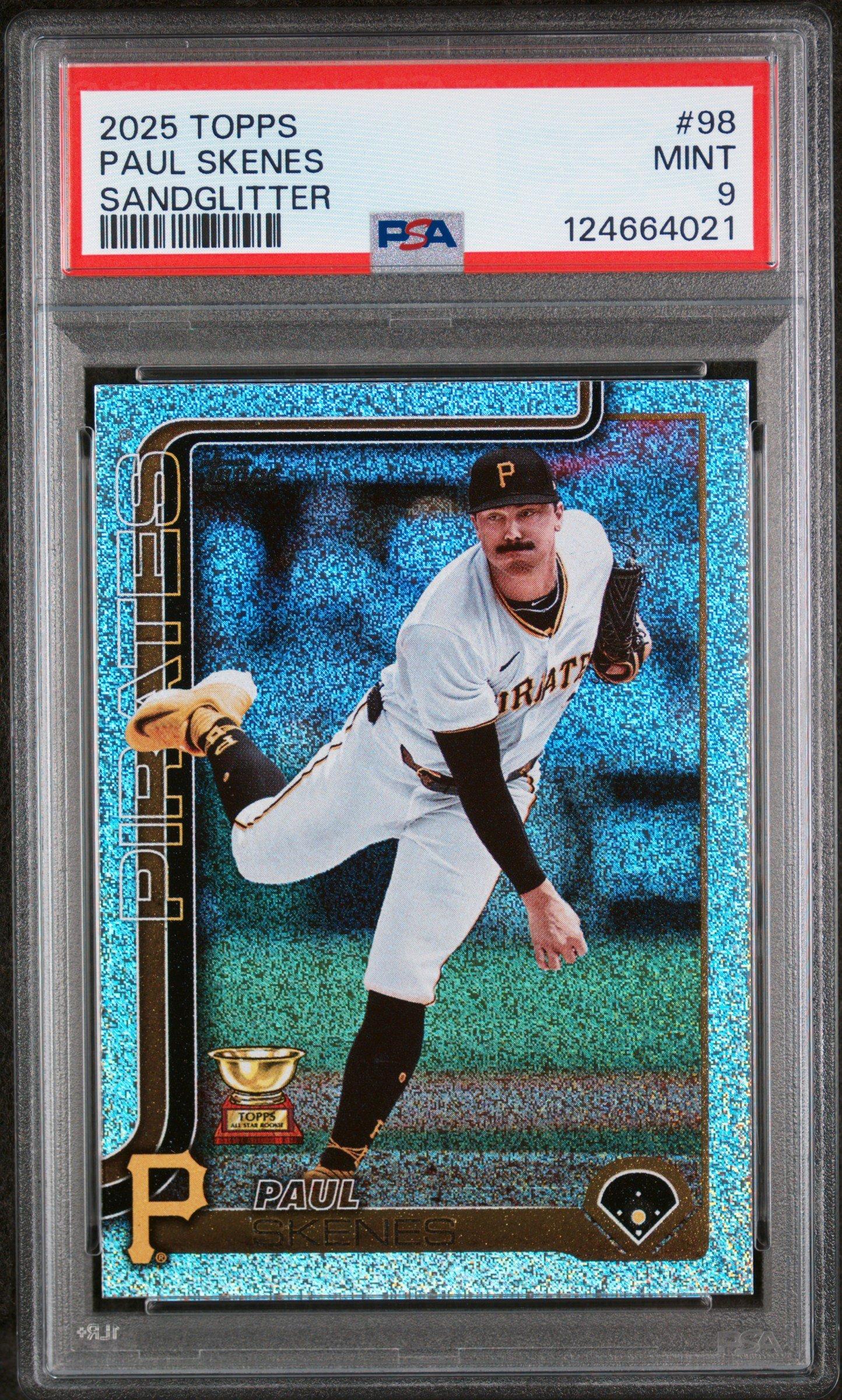 2025 Topps 98 Paul Skenes Sandglitter PSA 9