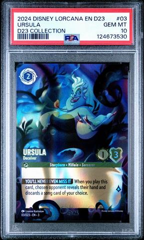 2024 Disney Lorcana En D23-d23 Expo Promo 03 Ursula - Deceiver D23