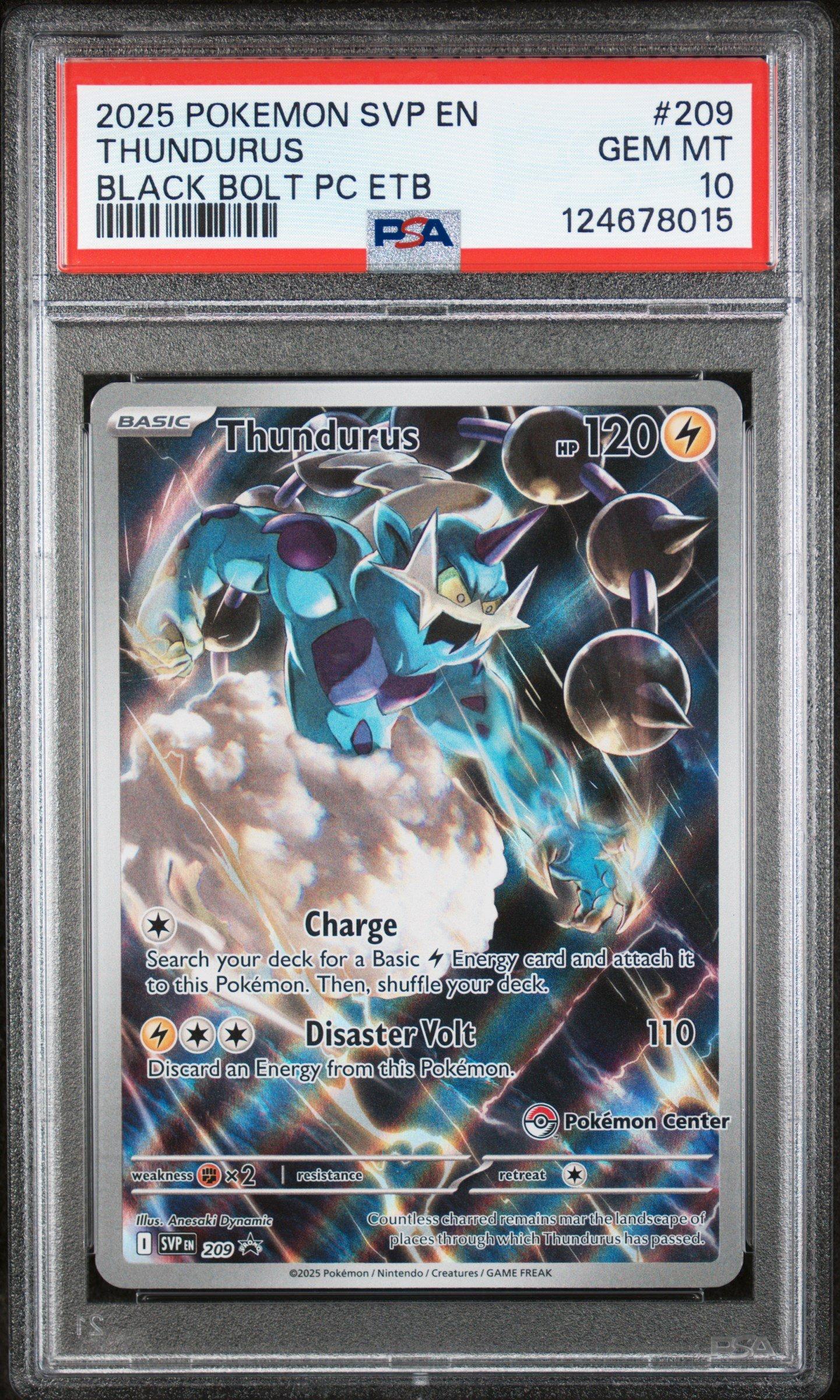 2025 Pokemon Svp En-sv Black Star Promo 209 Thundurus Black Bolt