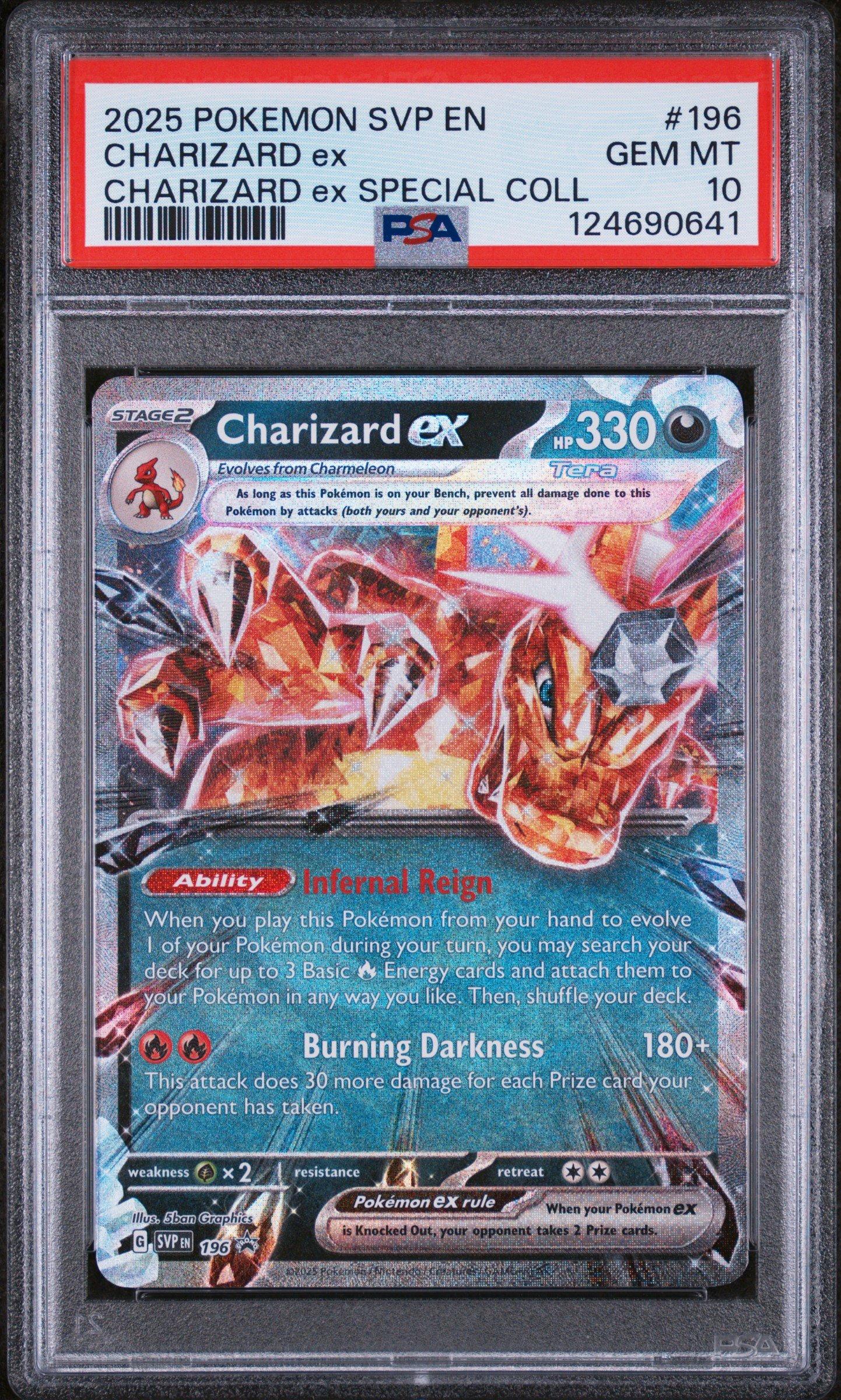 2025 Pokemon Svp En-sv Black Star Promo 196 Charizard Ex Charizard
