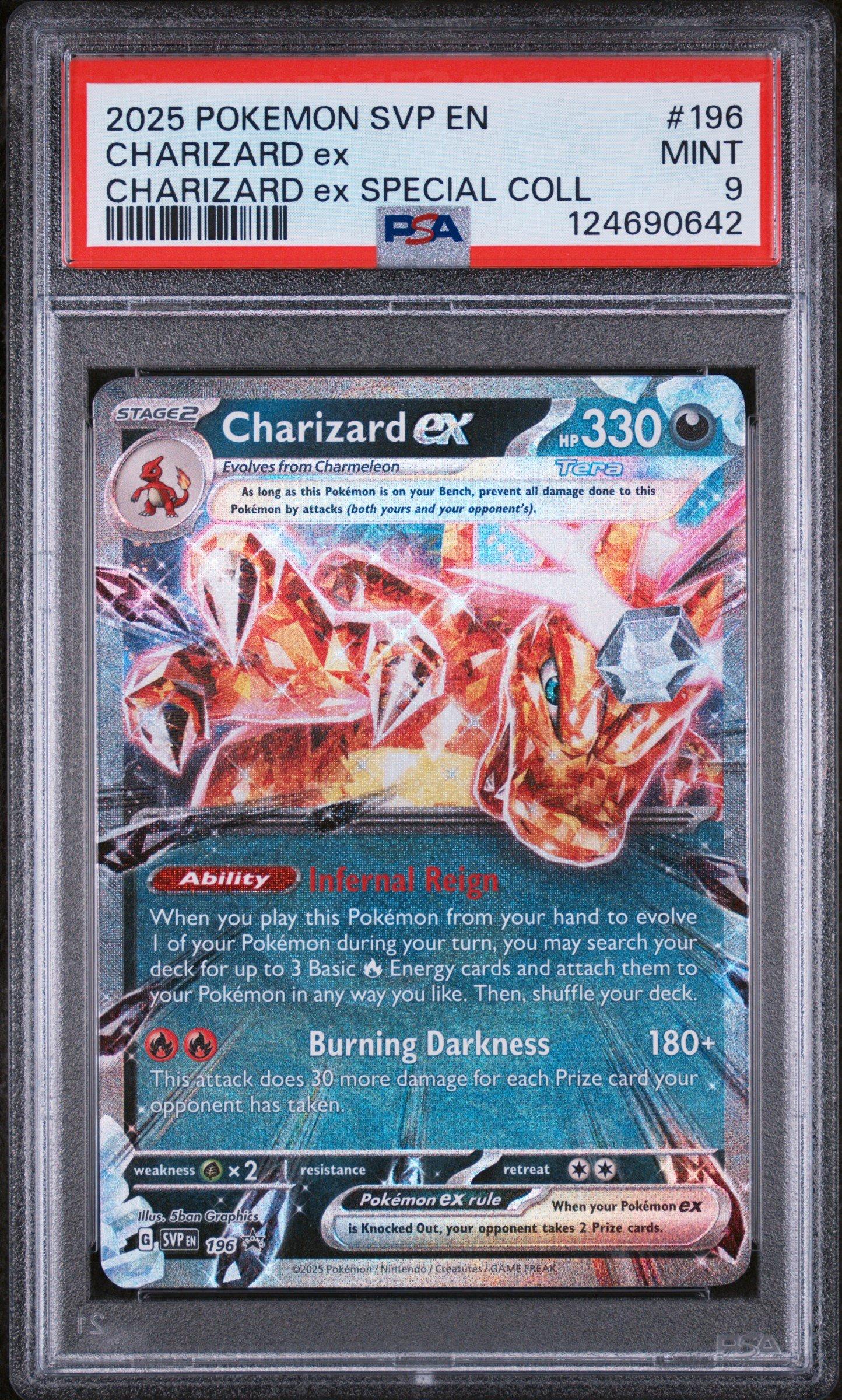 2025 Pokemon Svp En-sv Black Star Promo 196 Charizard Ex Charizard