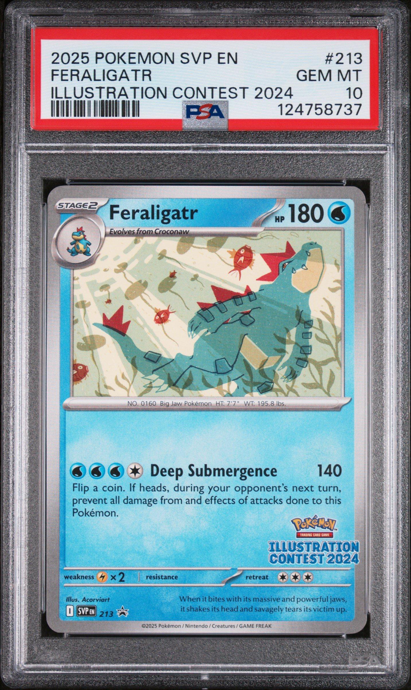 2025 Pokemon Svp En-sv Black Star Promo 213 Feraligatr