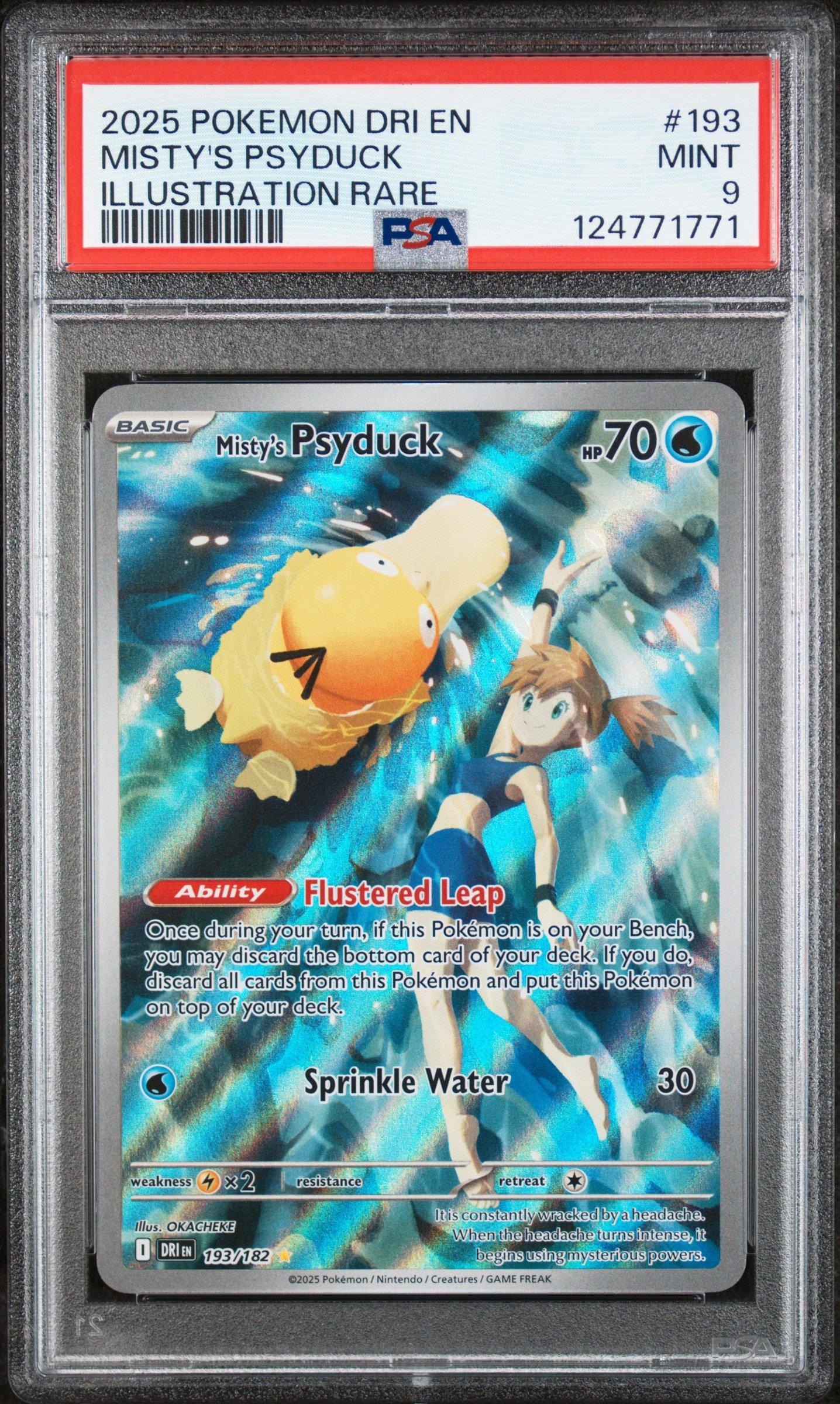 2025 Pokemon Dri En-destined Rivals 193 Misty's Psyduck