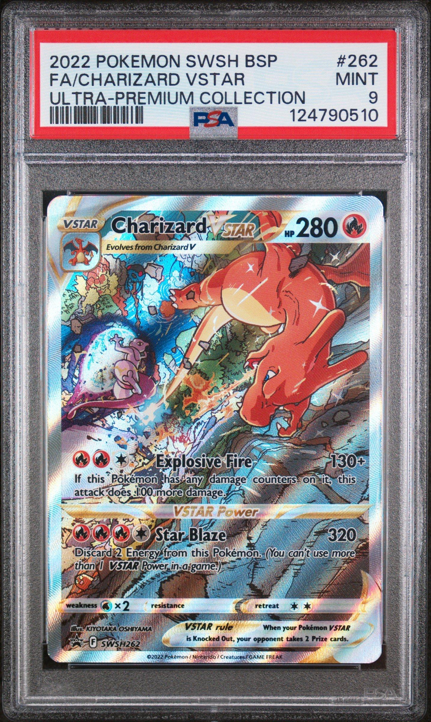 2022 Pokemon Swsh Black Star Promo 262 Full Art/charizard Vstar