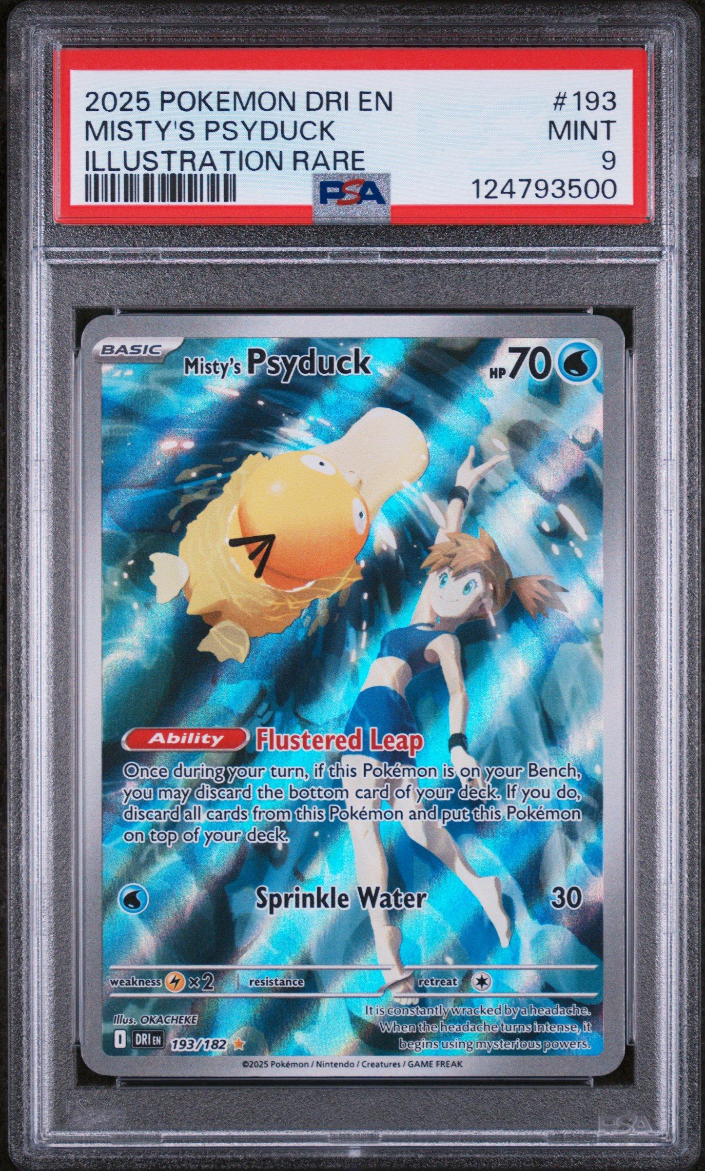 2025 Pokemon Dri En-destined Rivals 193 Misty's Psyduck
