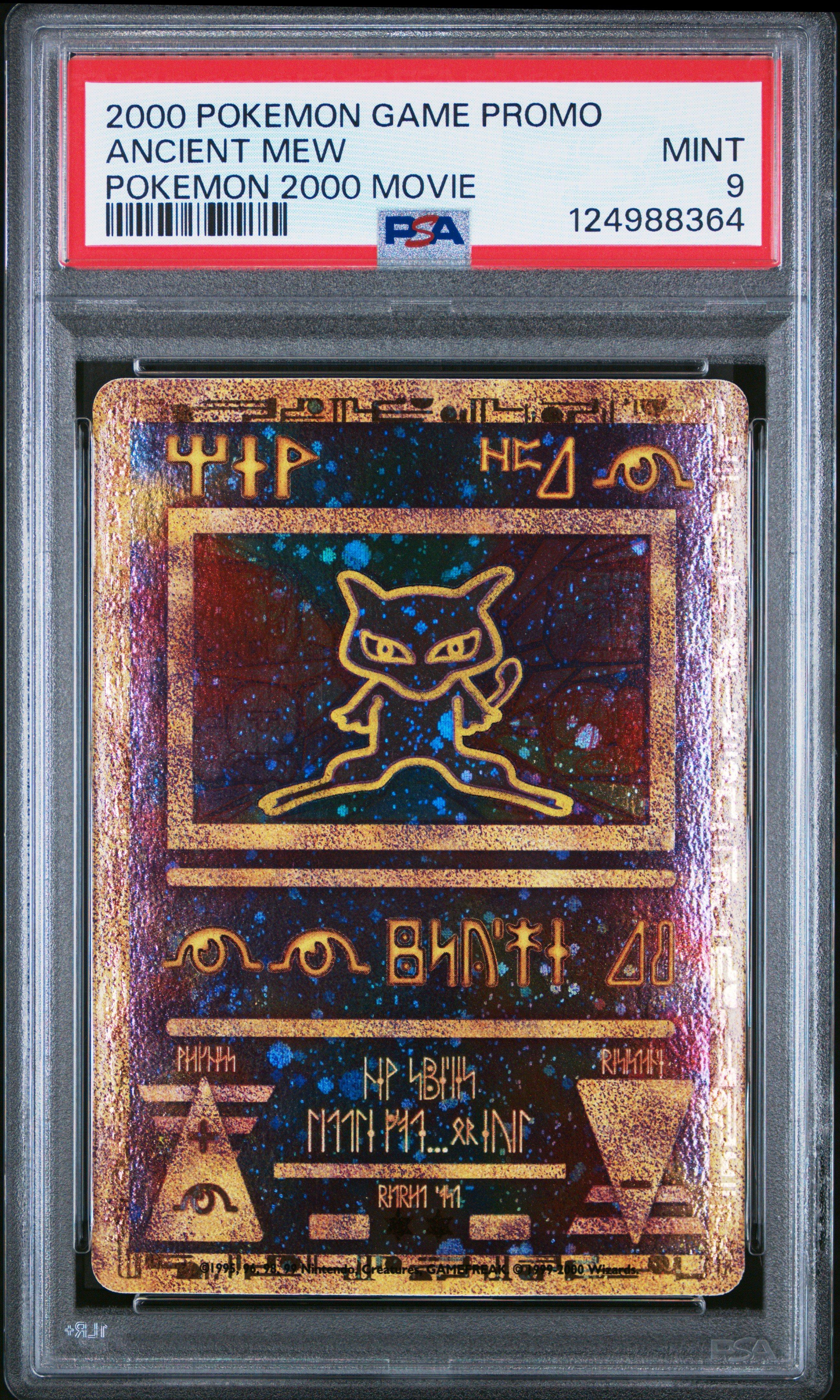 pokemon cards from 2000 Game Movie Ancient Mew Pokemon 2000 Movie PSA 9 Graded Card Having been authenticated and graded PSA 7 Dark Charizard Holofoil