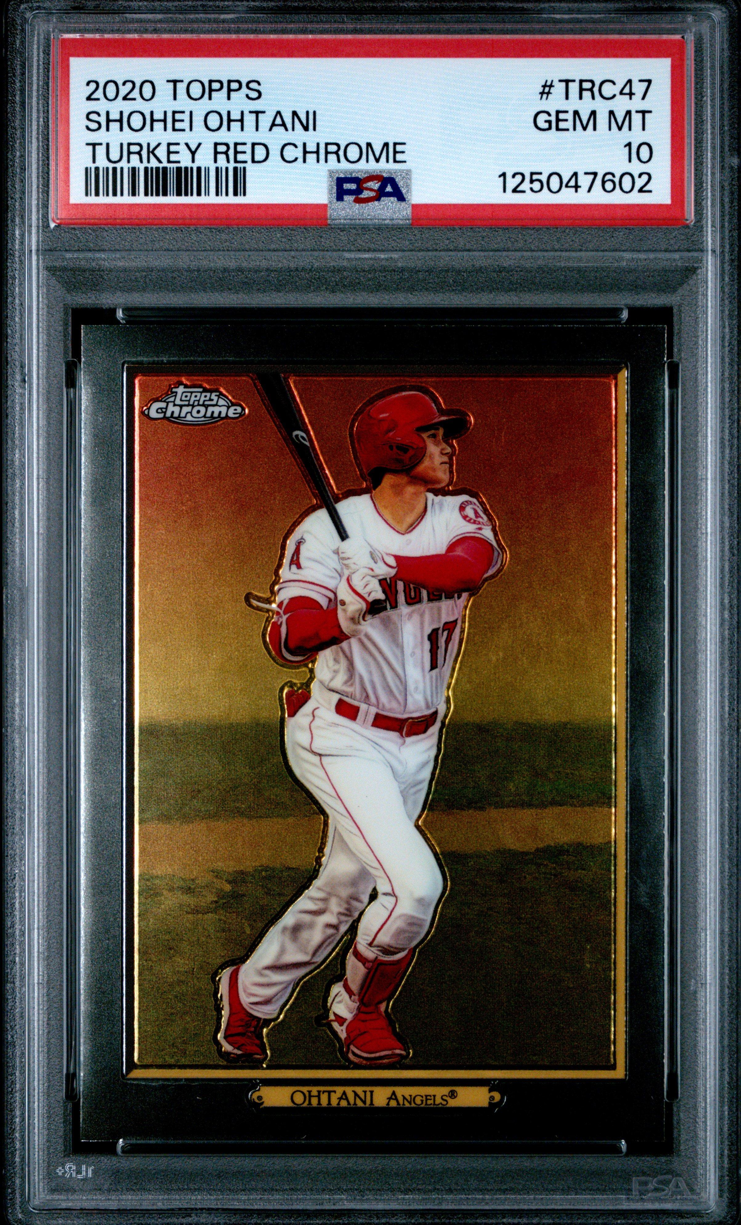2020 Topps Turkey Red Chrome Trc47 Shohei Ohtani PSA 10 Graded