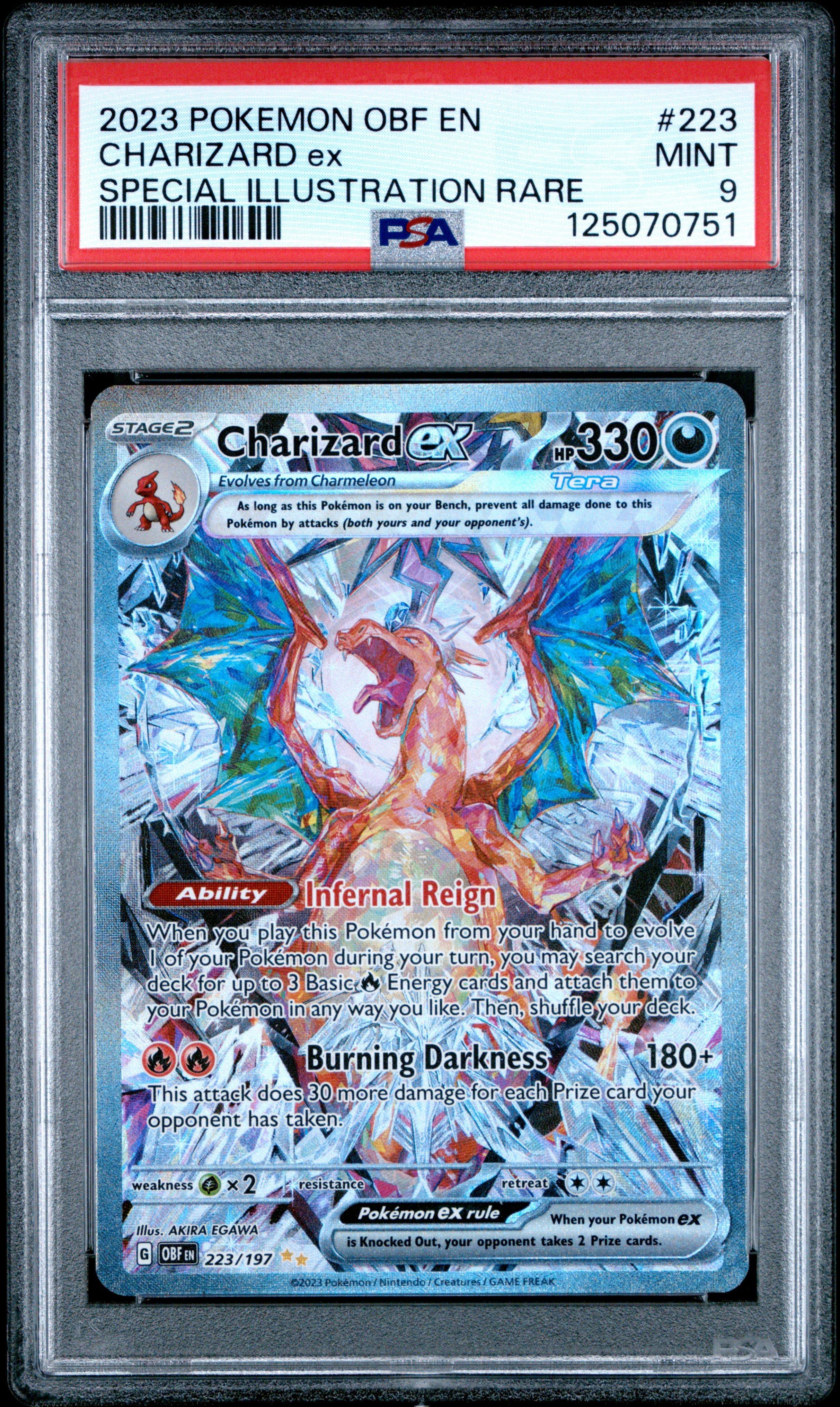2023 Pokemon Obf En-obsidian Flames 223 Charizard Ex Special