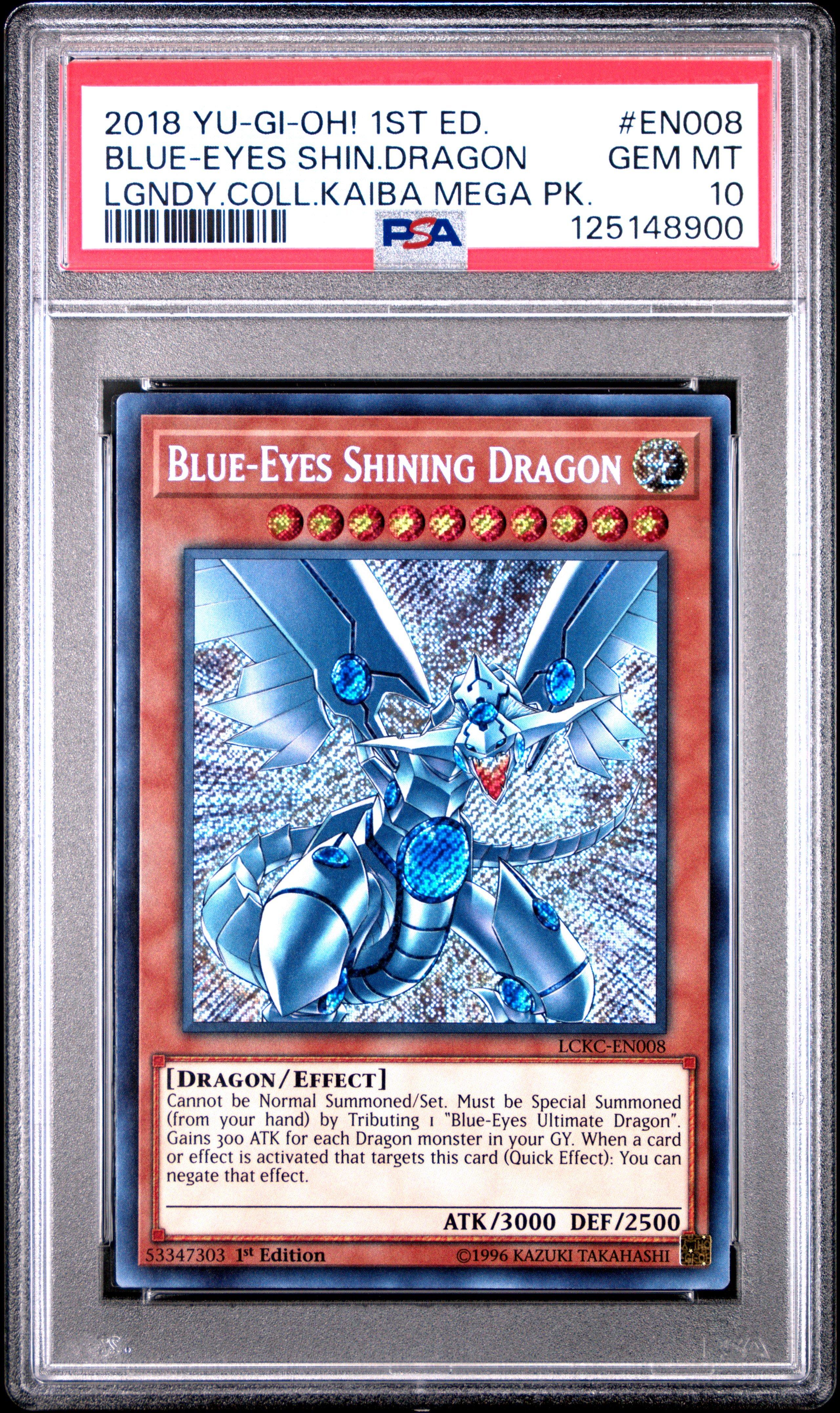 2018 Yu-gi-oh! Legendary Collection Kaiba Mega Pack En008 Blue