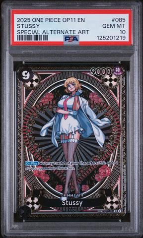 【PSA10】 HONESTY IMPACT ALTERNATE ART 2025 One Piece Japanese Op11-a Fist Of Divine Speed 018