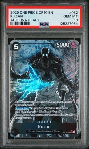 2025 One Piece Op10-royal Blood 082 Kuzan Alternate Art PSA
