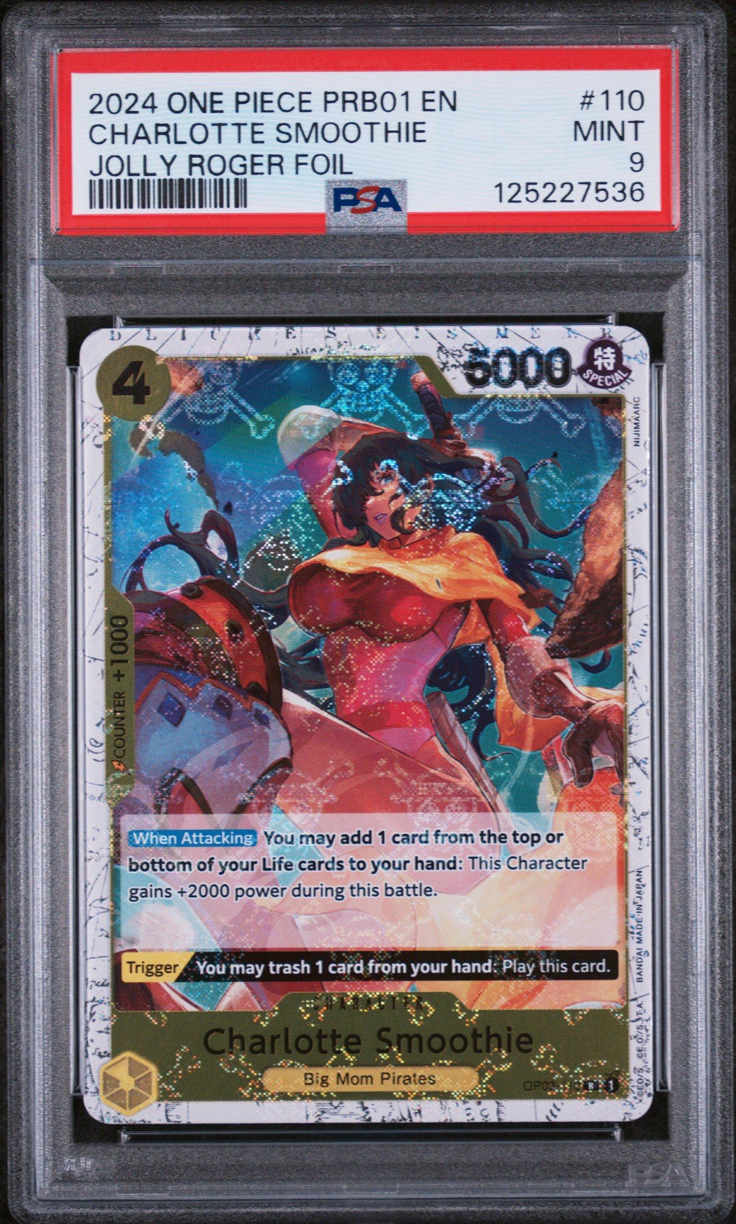 2024 One Piece Prb01-premium Booster -one Piece Card The Best- 110