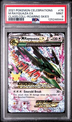 2021 Pokemon Celebrations Classic Collection 76 M Rayquaza Ex PSA