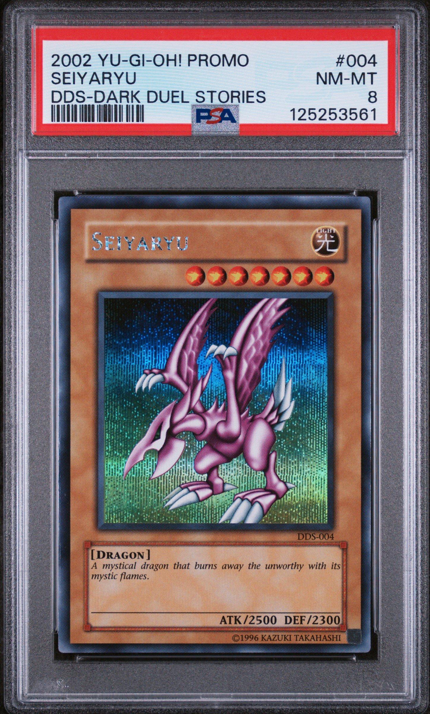 2002 Yu-gi-oh! Promo Dds-dark Duel Stories 004 Seiyaryu PSA 8 Graded Card |  GameStop