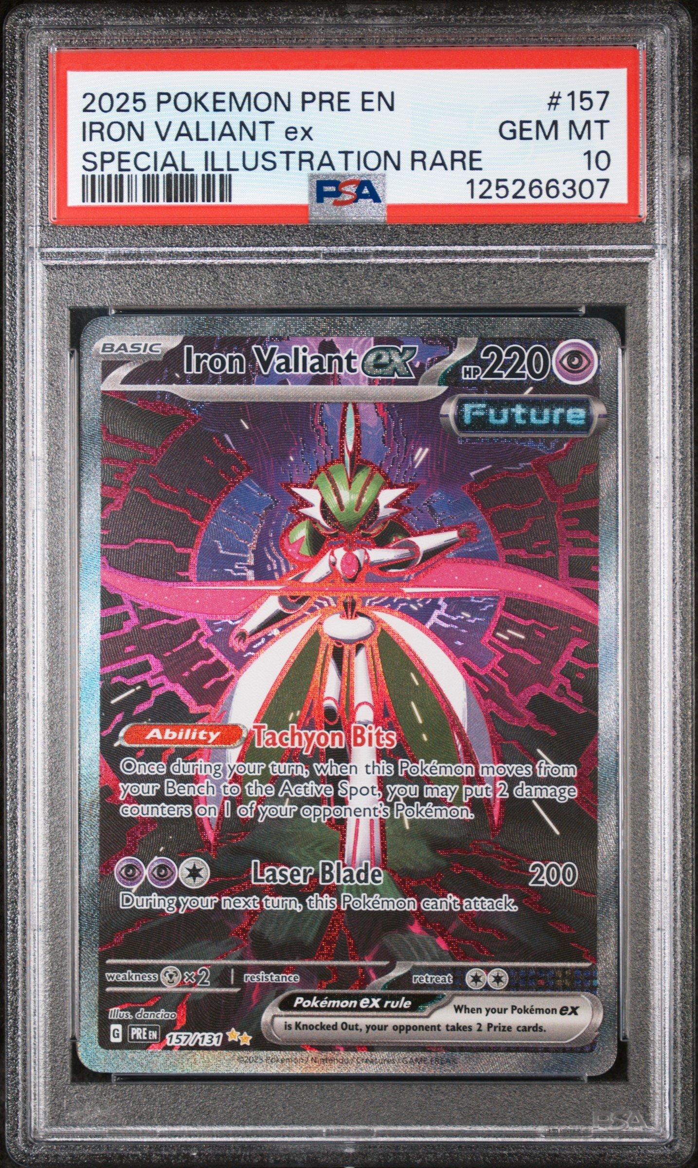 iron valiant ex pokemon card 【Pokemon Card】IRON EX【SAR】(089/066) (SV4M) Japanese PSA10 including rare and powerful Pokémon ex cards Iron Valiant ex Pokemon Cards
