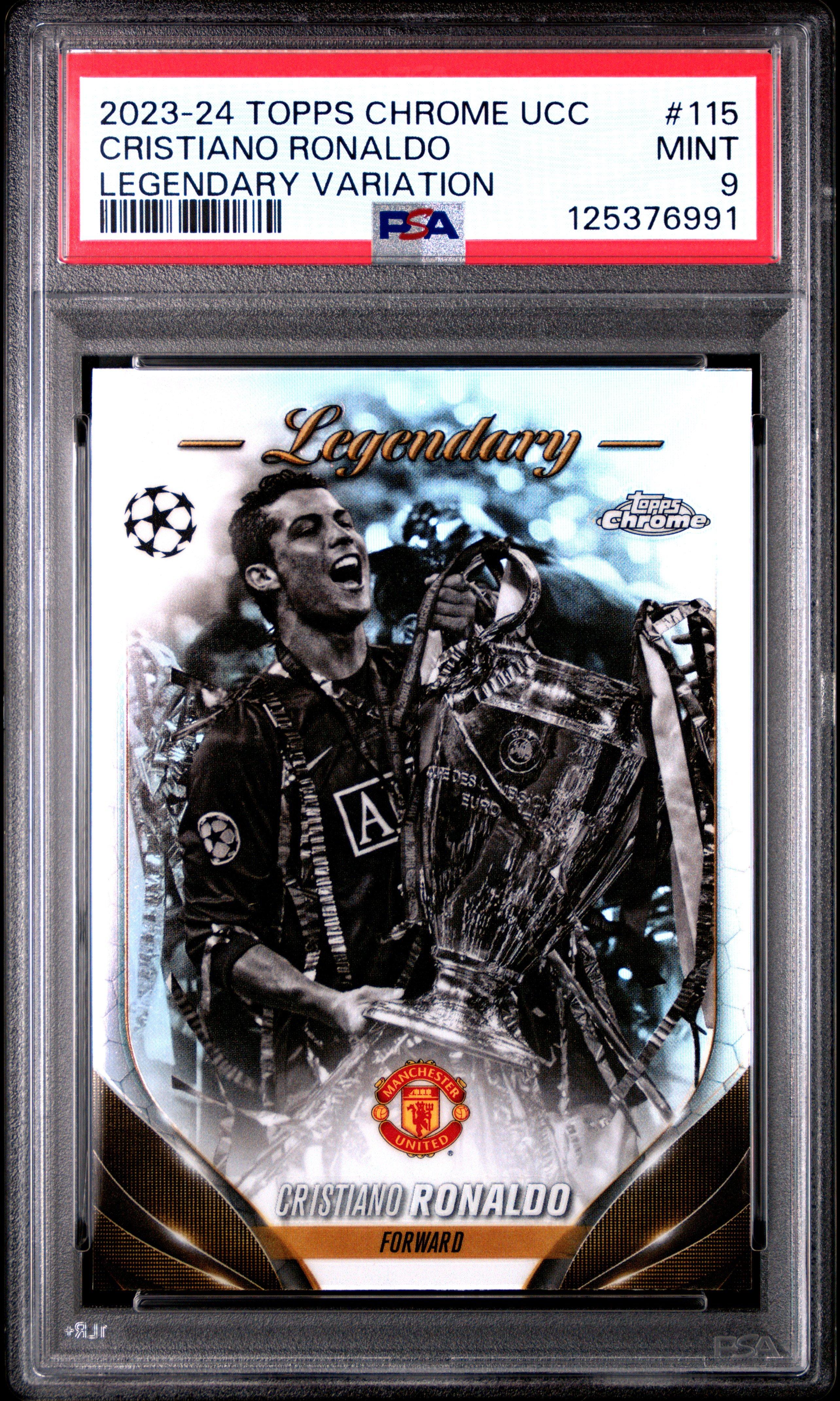 2023-24 Topps Chrome Uefa Club Competitions 115 Cristiano Ronaldo