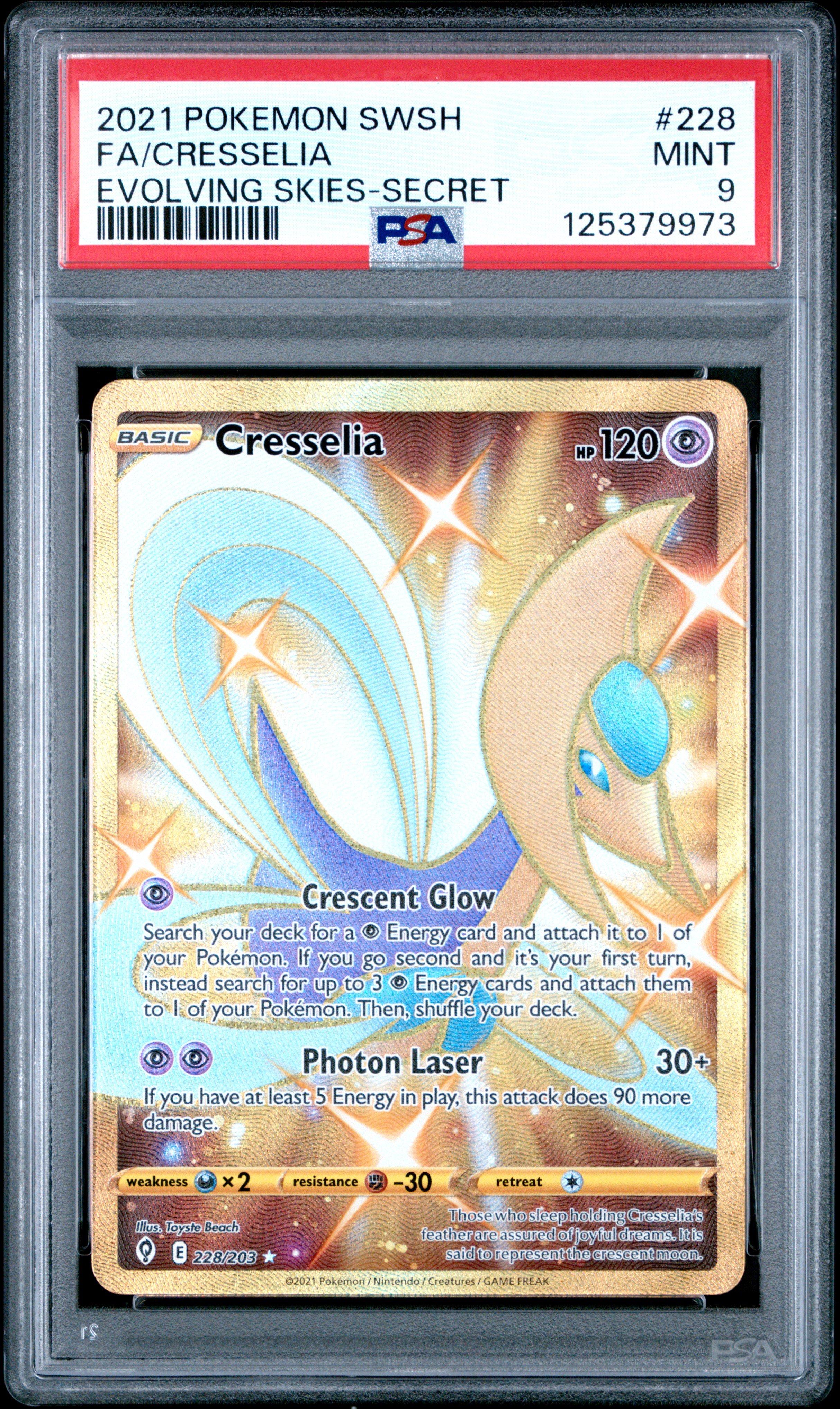 shiny cresselia pokemon card Cresselia (Cresselia) 228/192 Shiny Gold - Ultraboost X Epe et Bouclier 7  volution Cleste