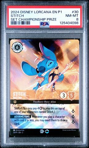 2024 Disney Lorcana En P1-promo 30 Stitch - Rock Star Into The