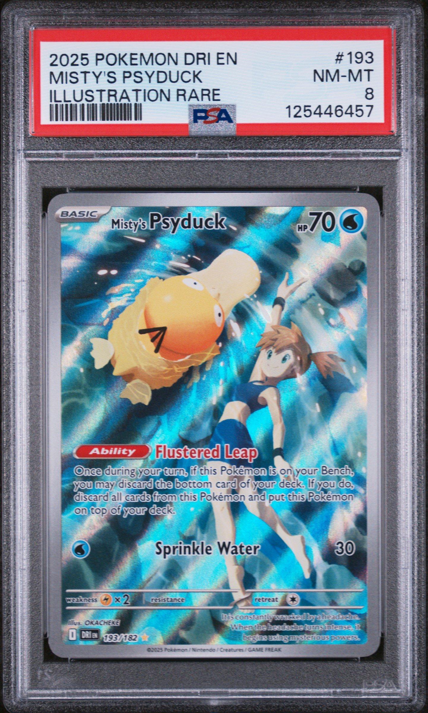 2025 Pokemon Dri En-destined Rivals 193 Misty's Psyduck