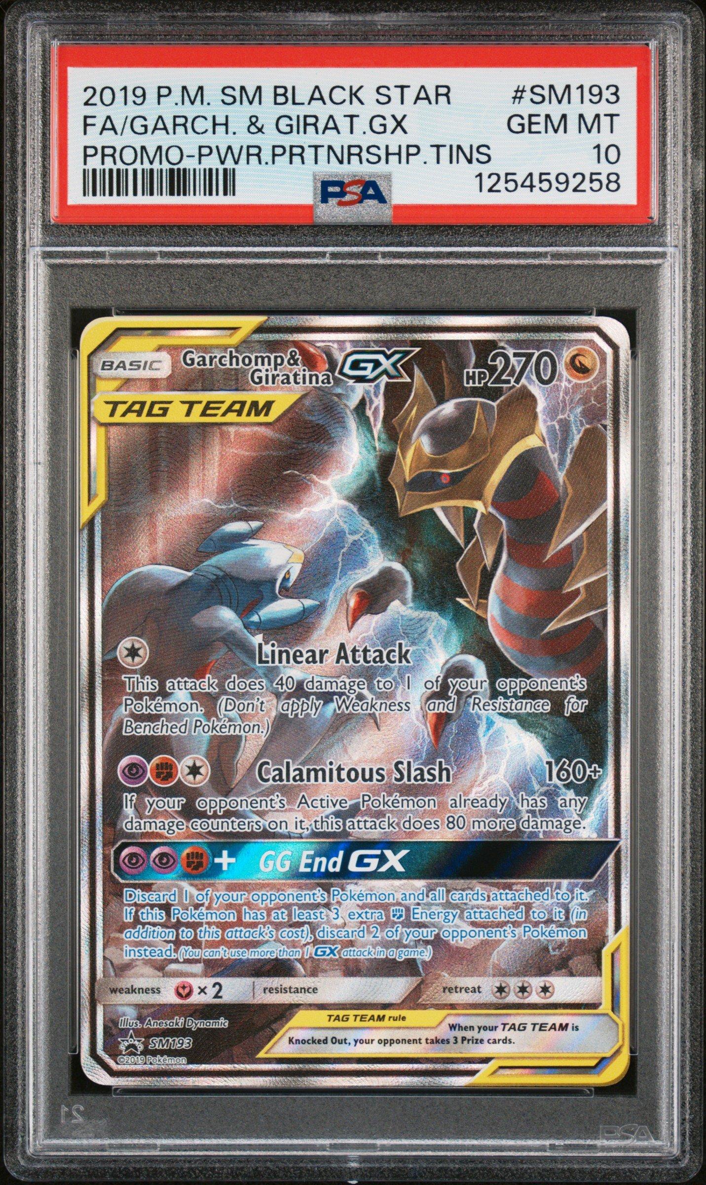 2019 Pokemon Sm Black Star Promo Sm193 Full Art/garchomp