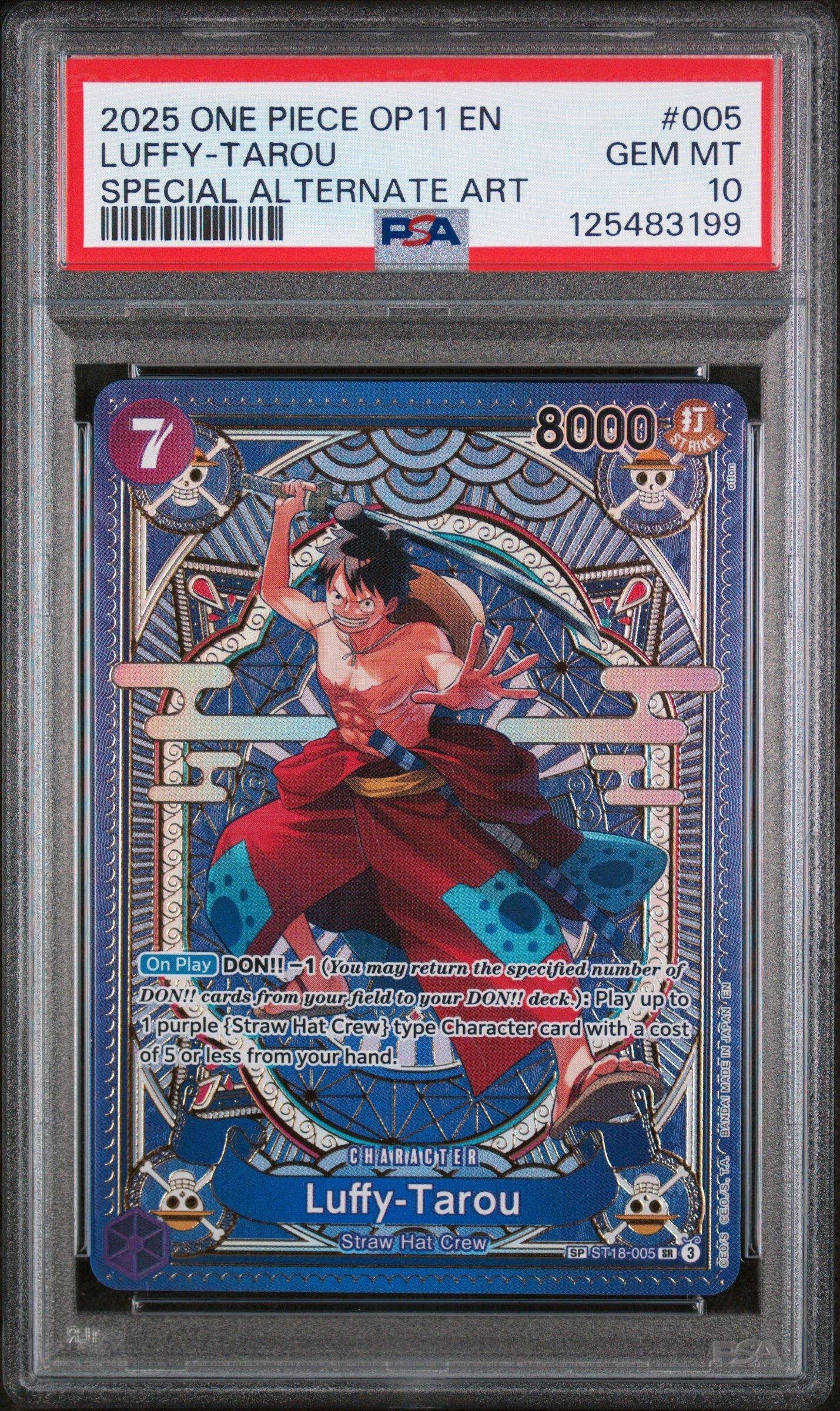 2025 One Piece Op11-a Fist Of Divine Speed 005 Luffy-tarou Special