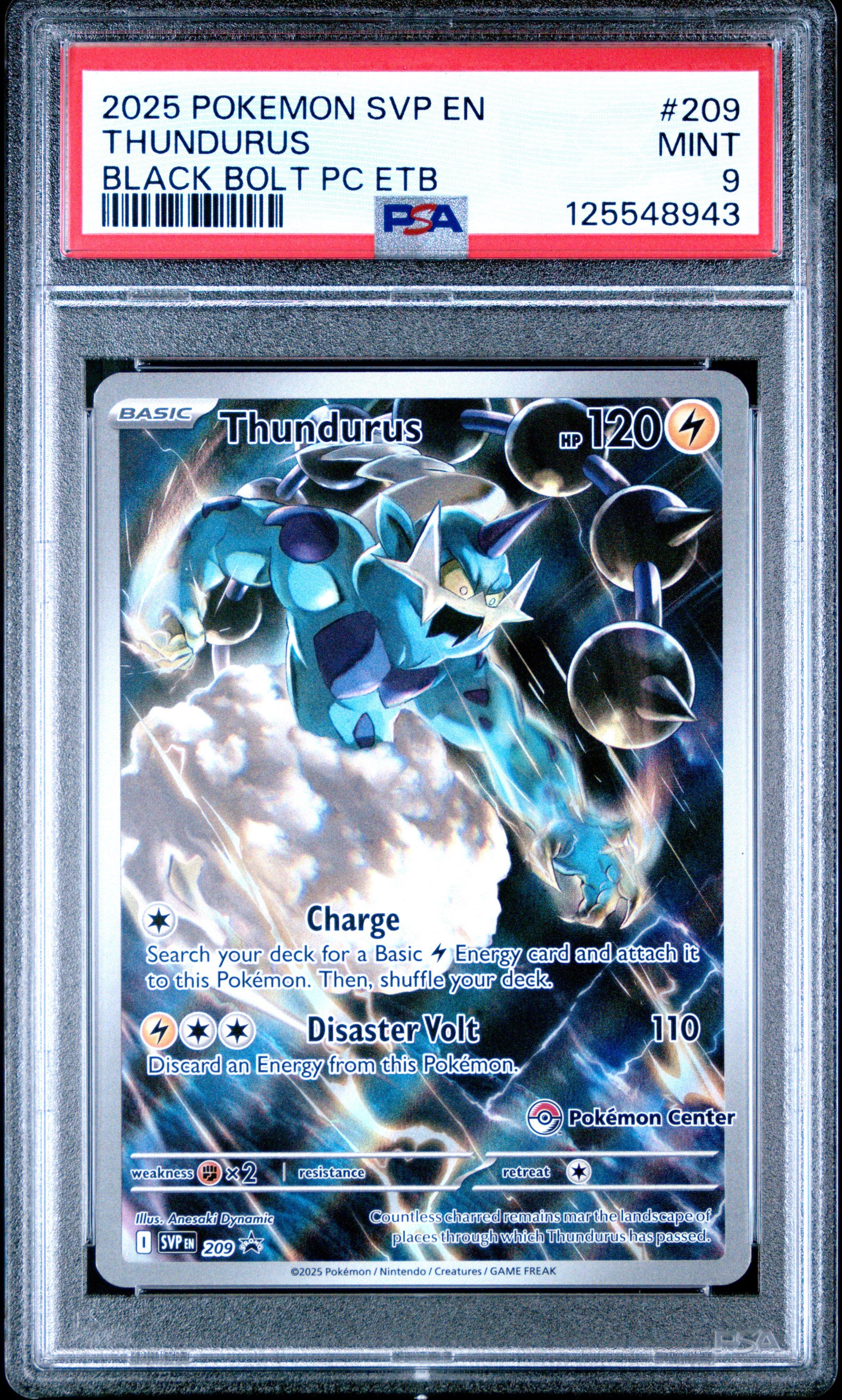 2025 Pokemon Svp En-sv Black Star Promo 209 Thundurus Black Bolt