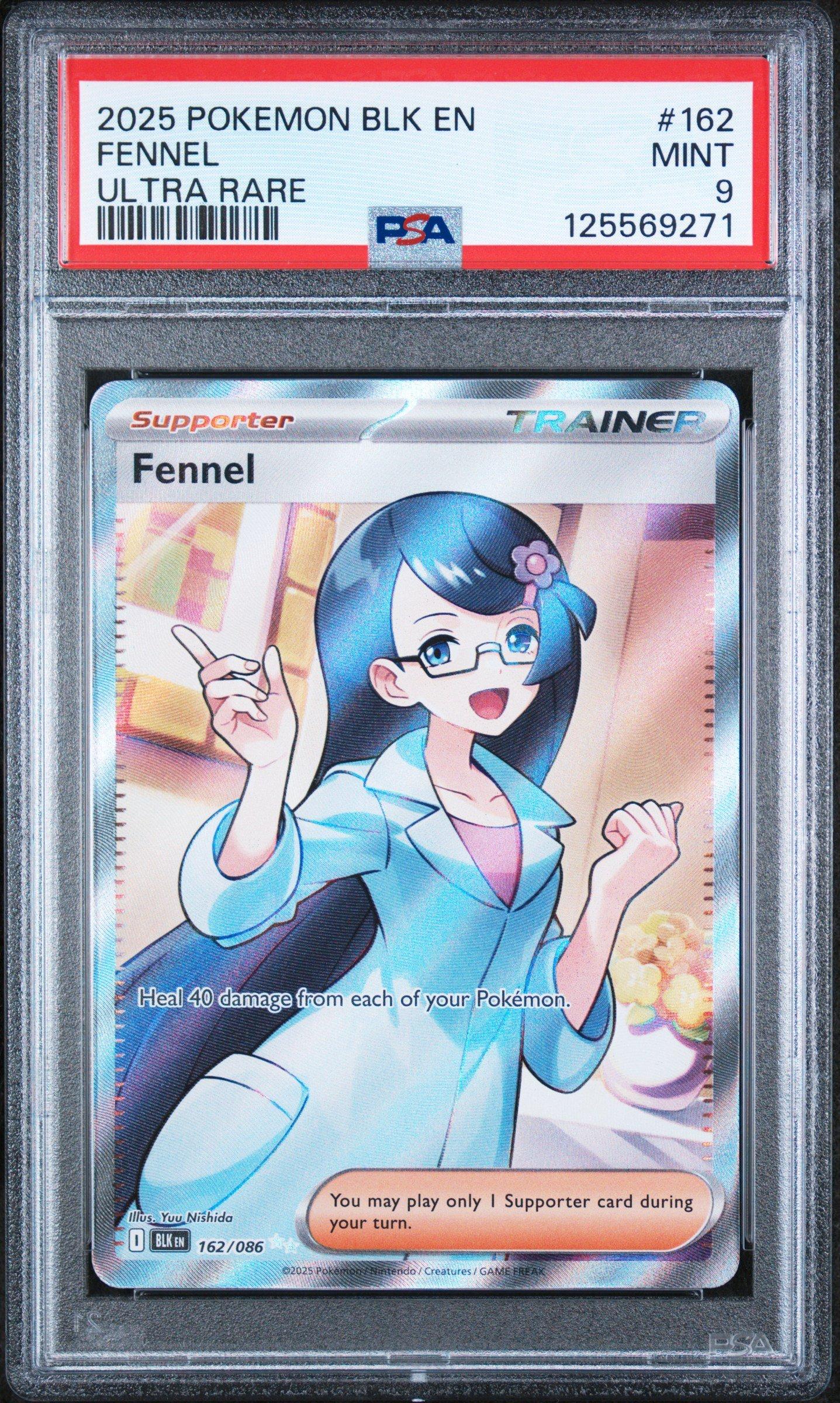 fennel pokemon card Fennel - 162/086 Full Art Ultra Rare Trainer main image 1