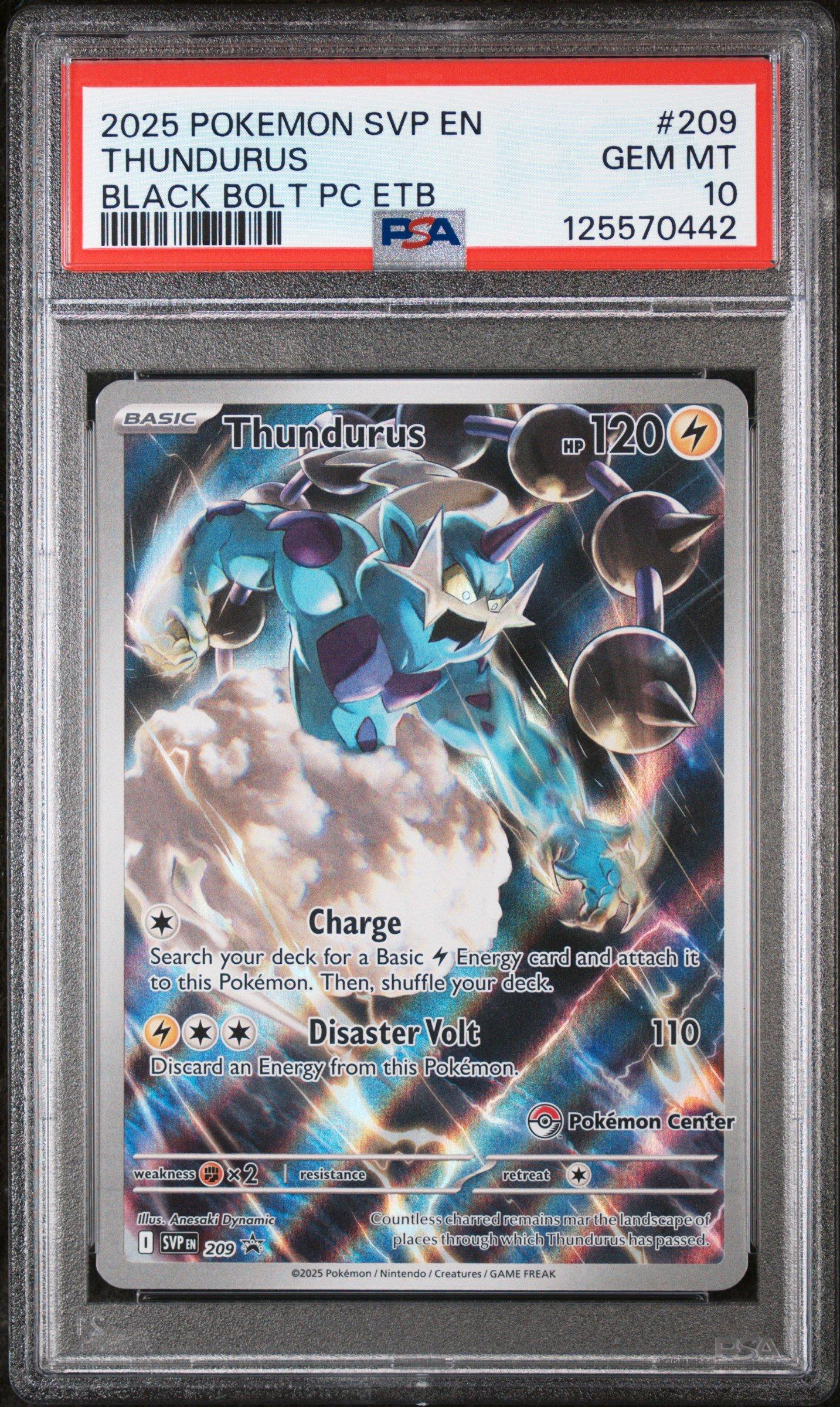 2025 Pokemon Svp En-sv Black Star Promo 209 Thundurus Black Bolt