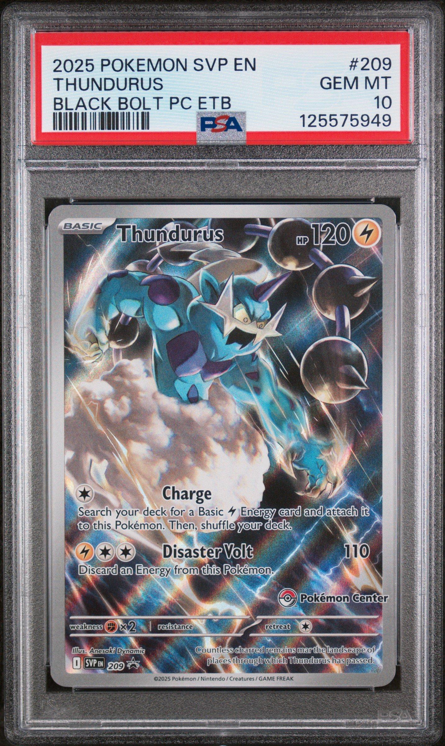 2025 Pokemon Svp En-sv Black Star Promo 209 Thundurus Black