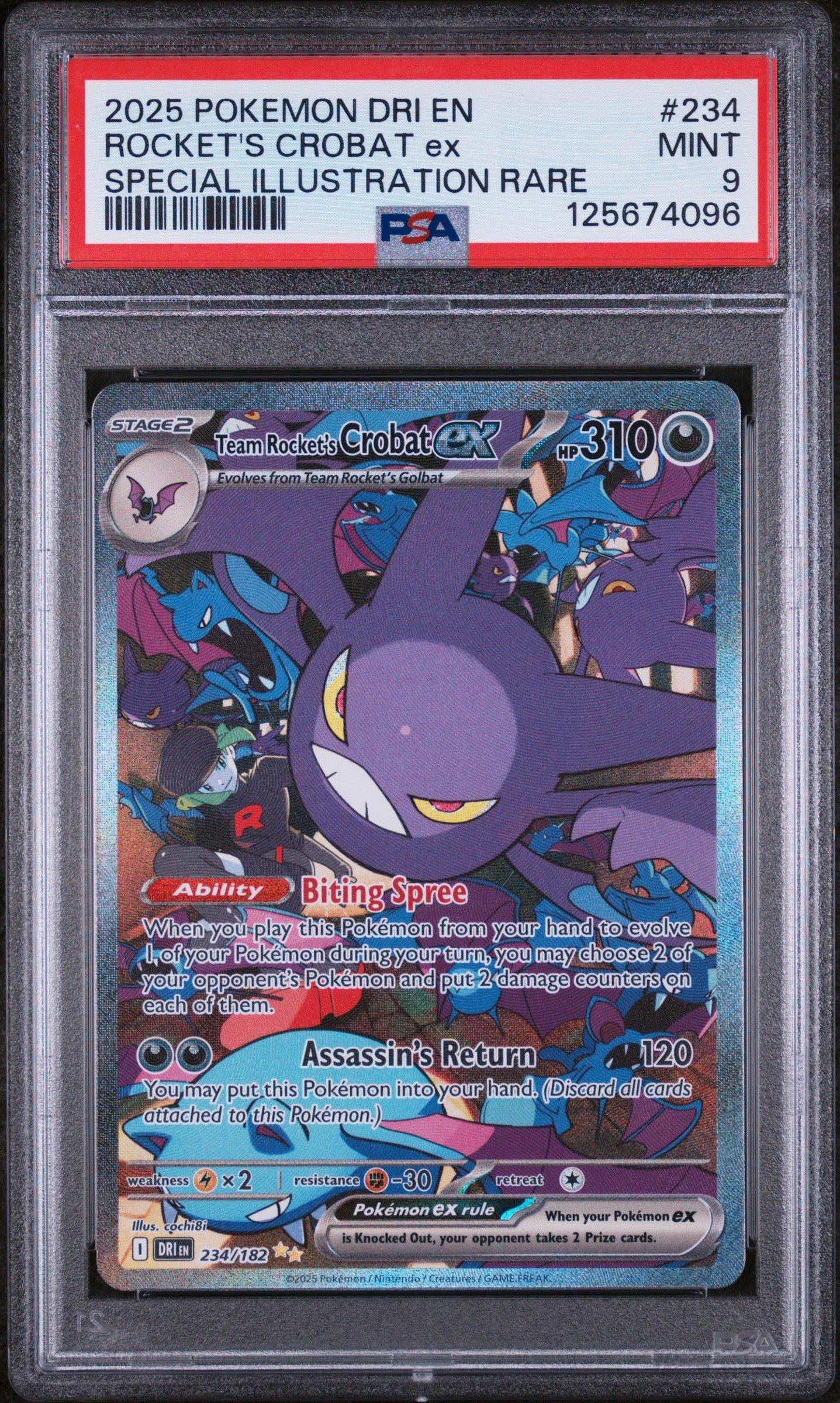 crobat pokemon card Pokmon TCG: SWSH110 Deck V Colorless Critical Bite This attack does 30 damage to 1 of your opponents Pokmon Team Rocket's Crobat EX 2025