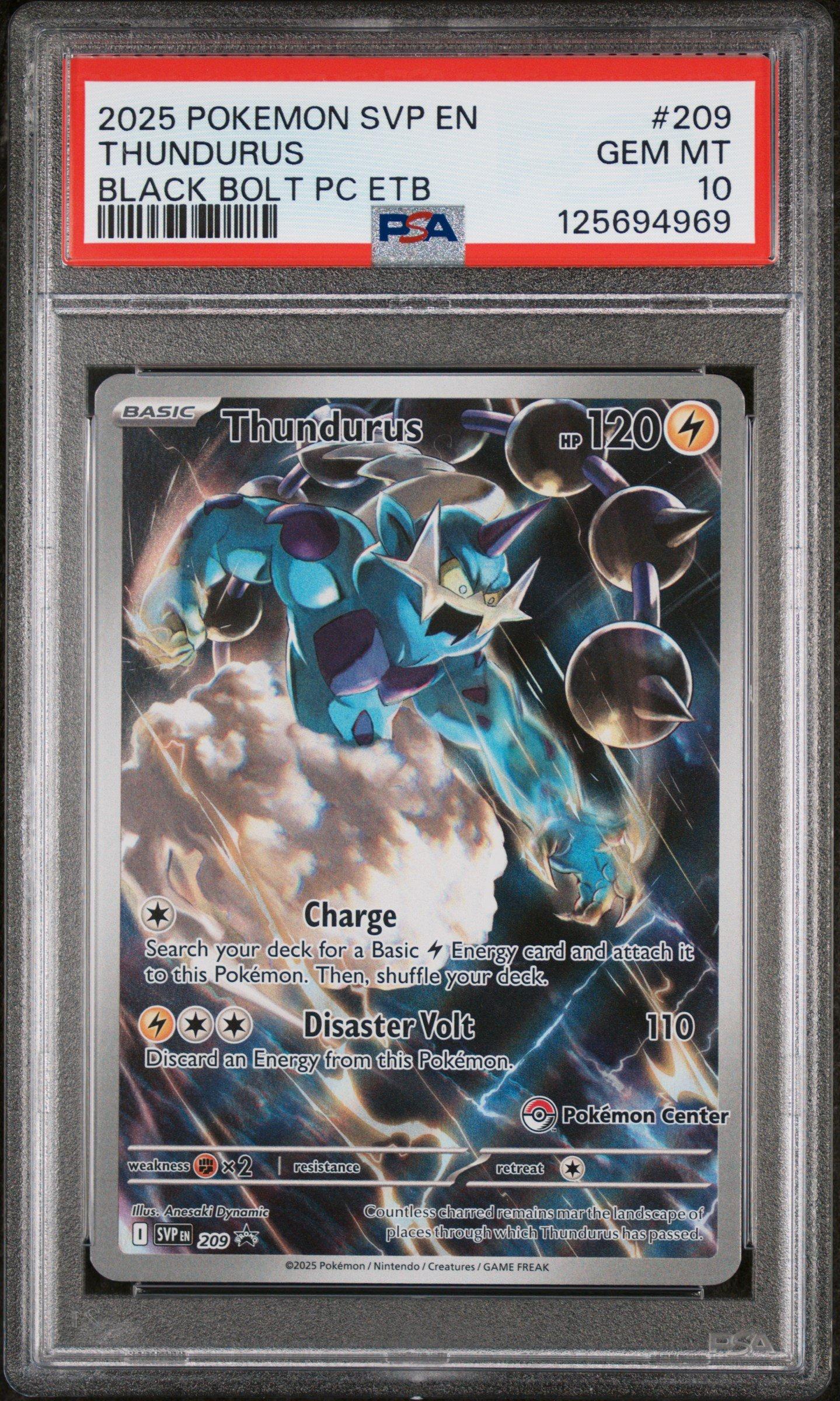 2025 Pokemon Svp En-sv Black Star Promo 209 Thundurus Black Bolt