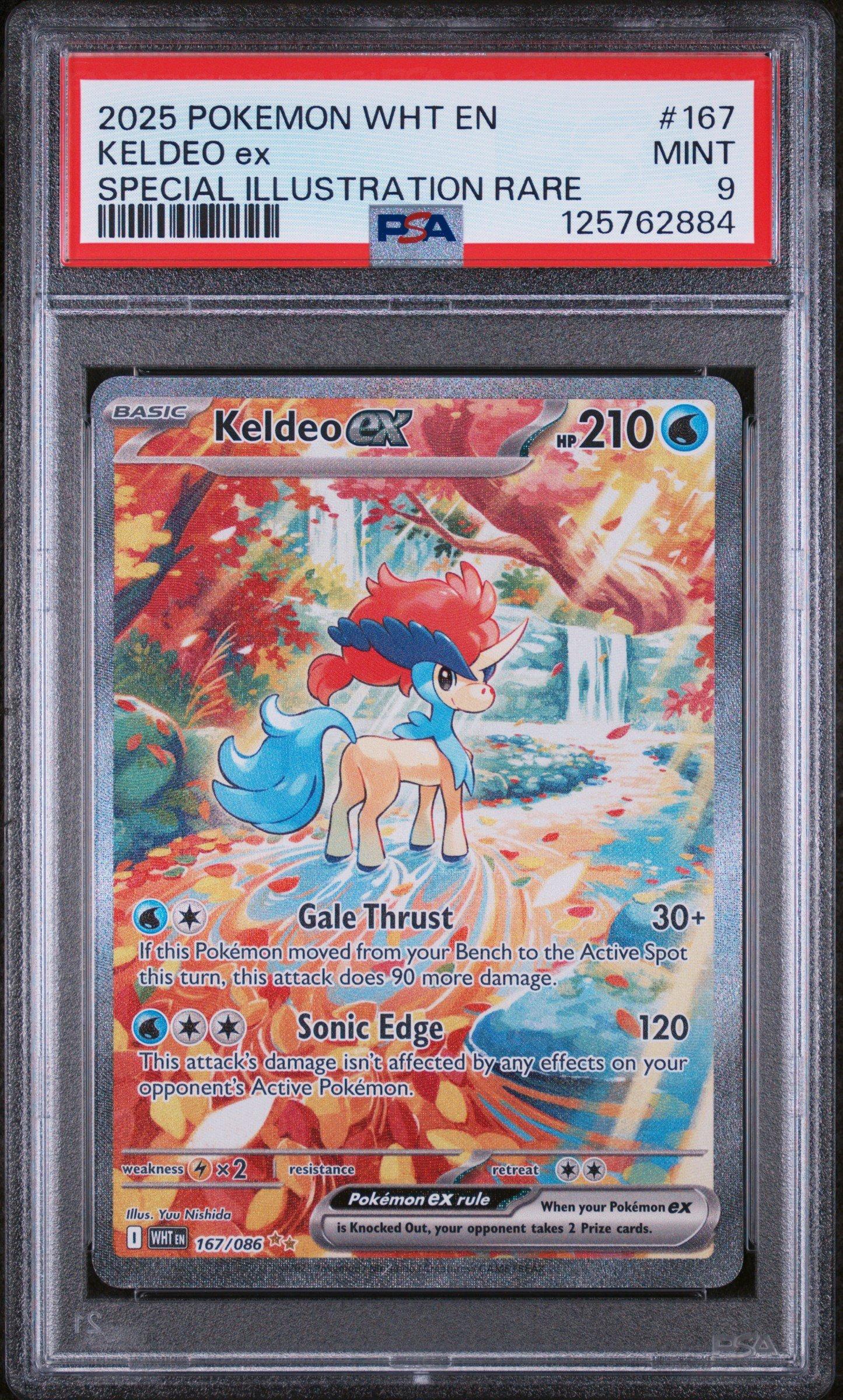 ケルディオEX PSA9 PSA9鑑定済〕ケルディオex【SAR】{169/086}