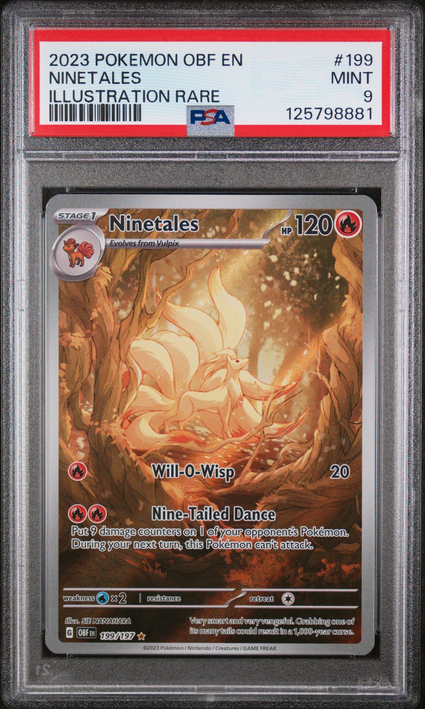 2023 Pokemon Obf En-obsidian Flames 199 Ninetales Illustration
