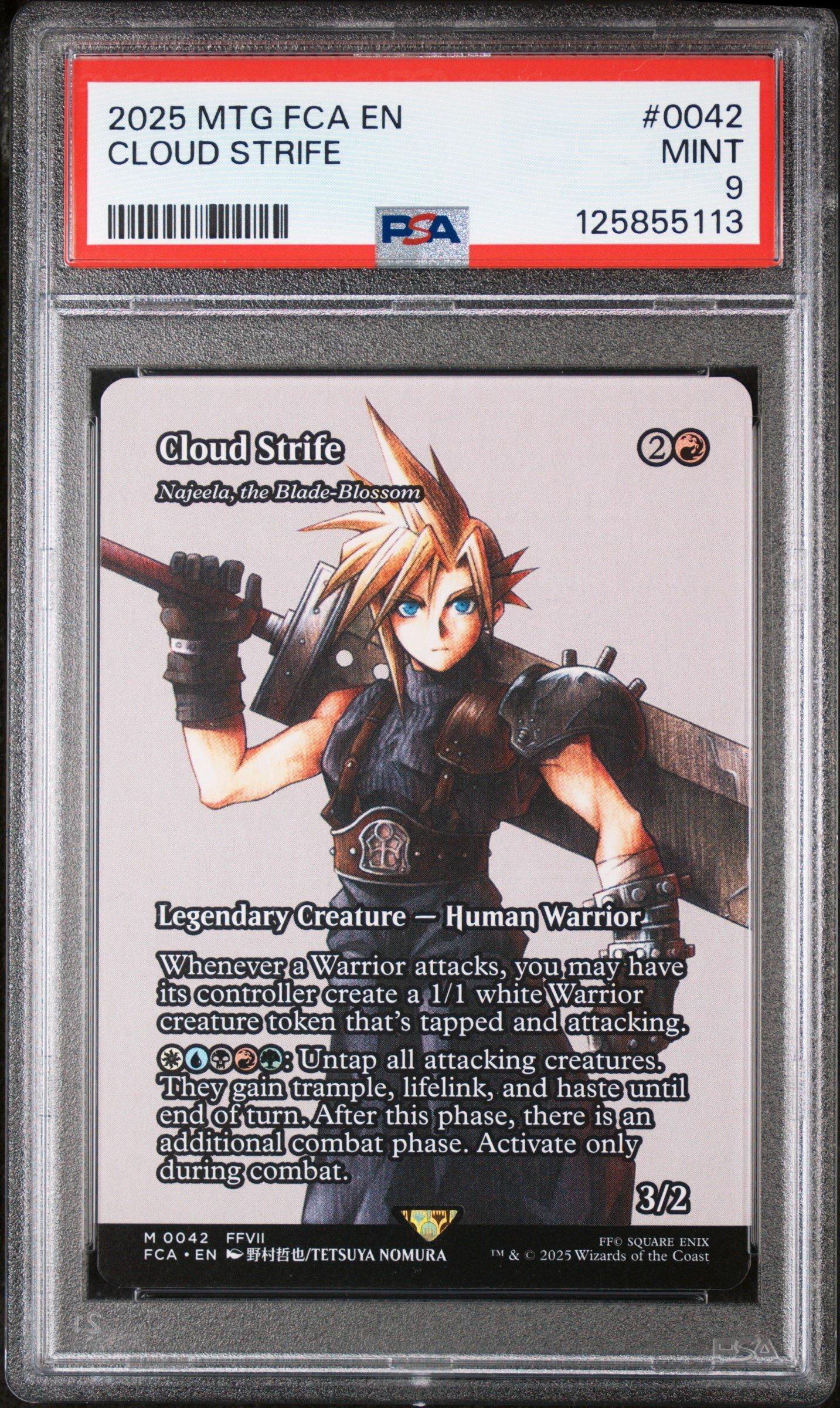 クラウド・ストライフ M 0042 mtg 2025 Magic The Gathering Final Fantasy Through The Ages 0042 Cloud