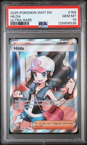 2025 Pokemon Wht En-white Flare 164 Hilda Ultra Rare PSA 10 | GameStop