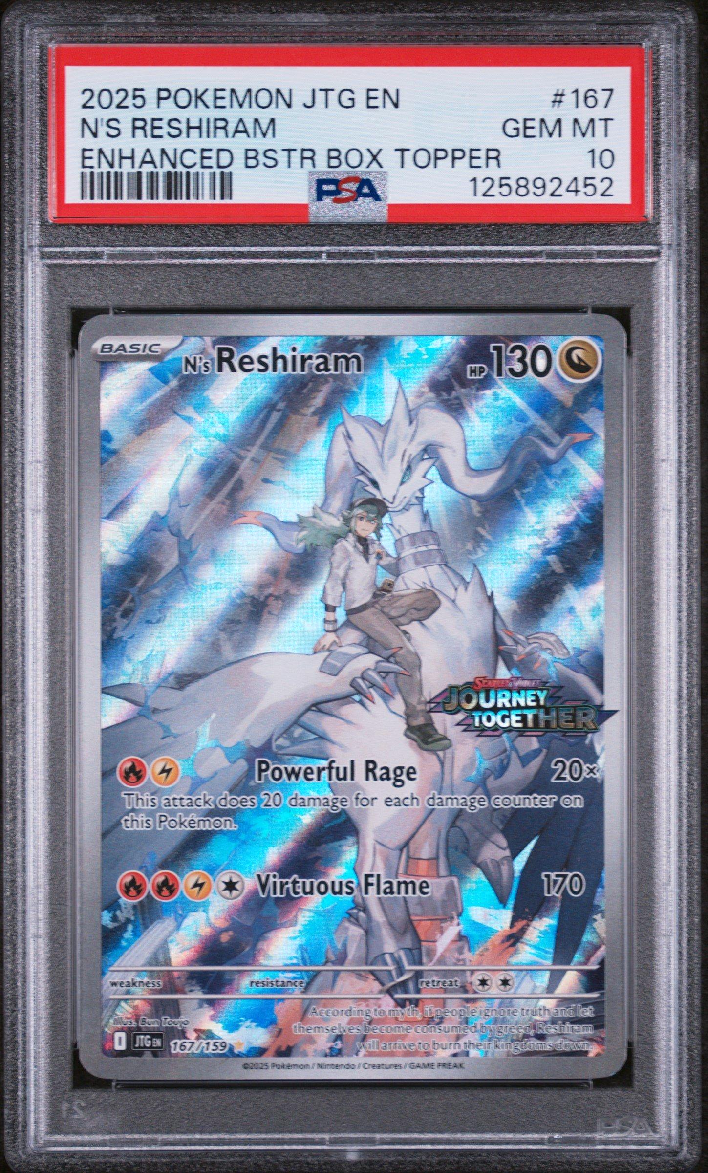 pokemon n reshiram card Features a stunning illustration of Ns Reshiram (#167) from the Pokemon TCG. N's Reshiram #167 Prices |