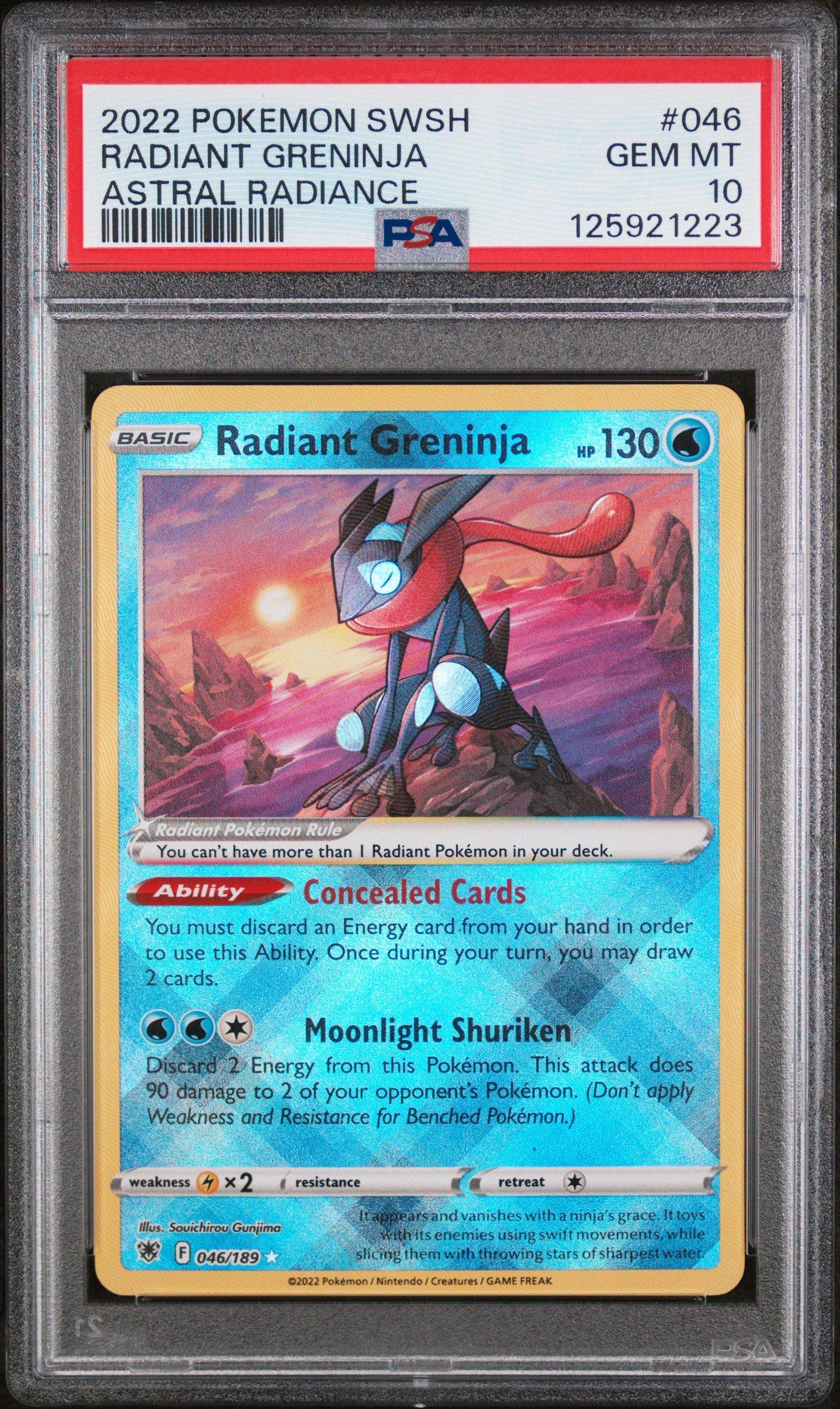 2022 Pokemon Sword & Shield Astral Radiance 046 Radiant Greninja