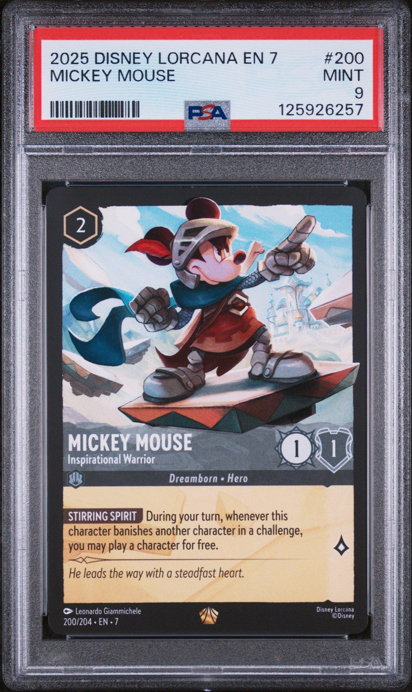 disney lorcana mickey card Mickey Mouse - Brave Little Tailor Lorcana Card Review