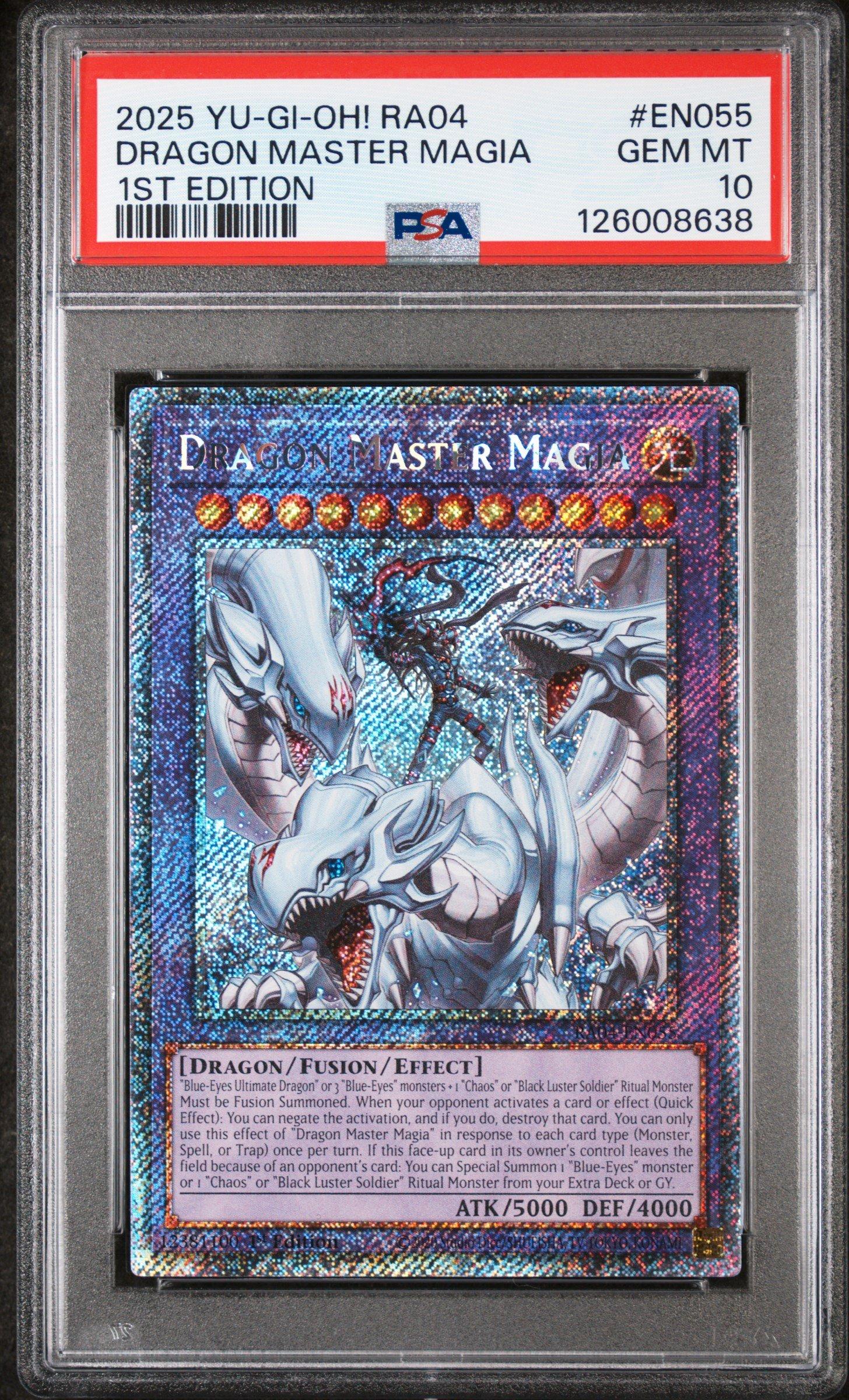 2025 Yu-gi-oh! Ra04-quarter Century Stampede En055 Dragon Master