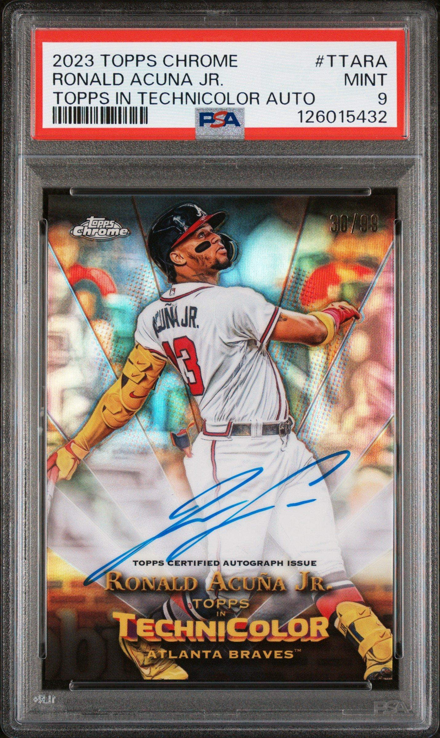2023 Topps Chrome Topps In Technicolor Autograph Ttara Ronald
