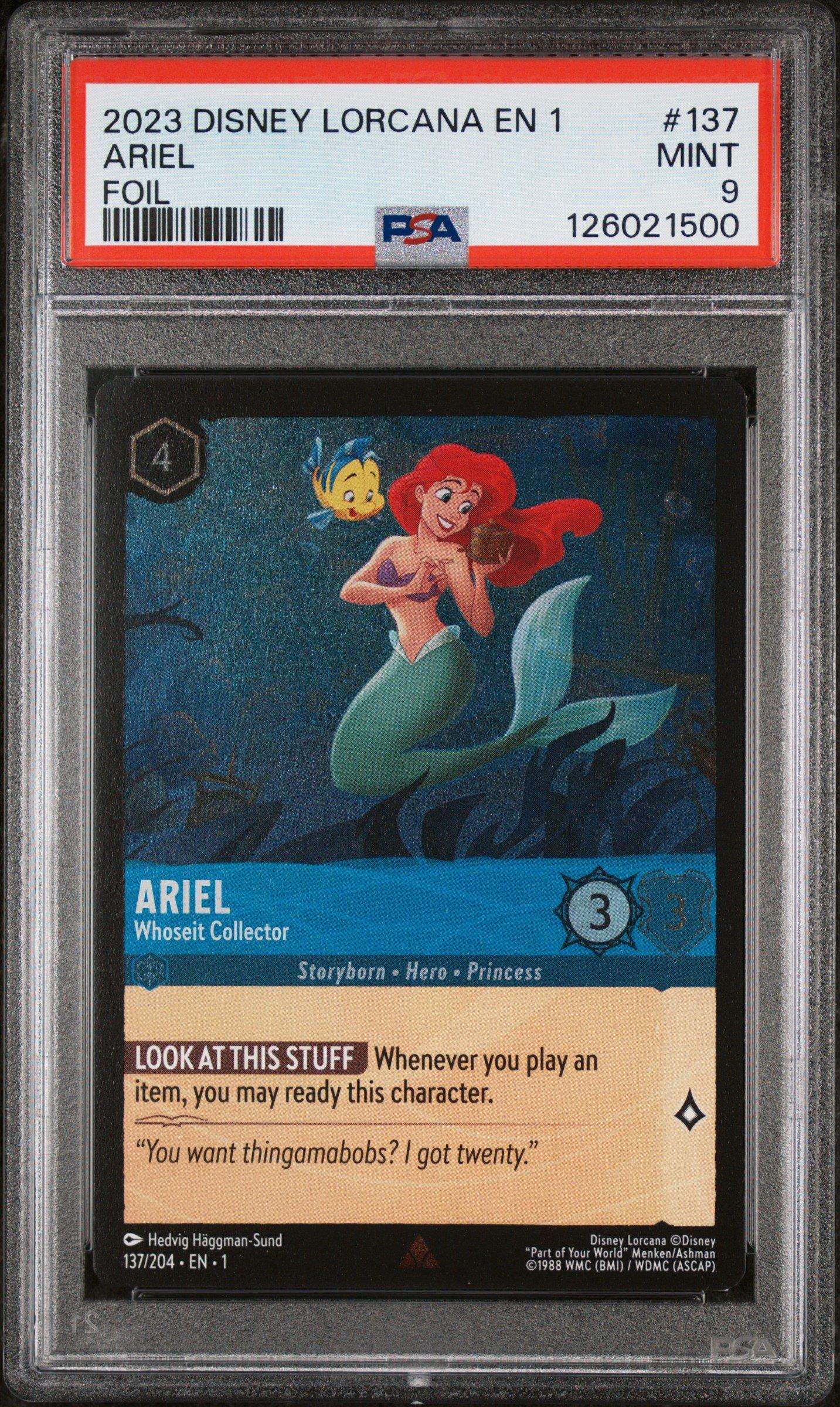 2023 Disney Lorcana En 1-the First Chapter 137 Ariel