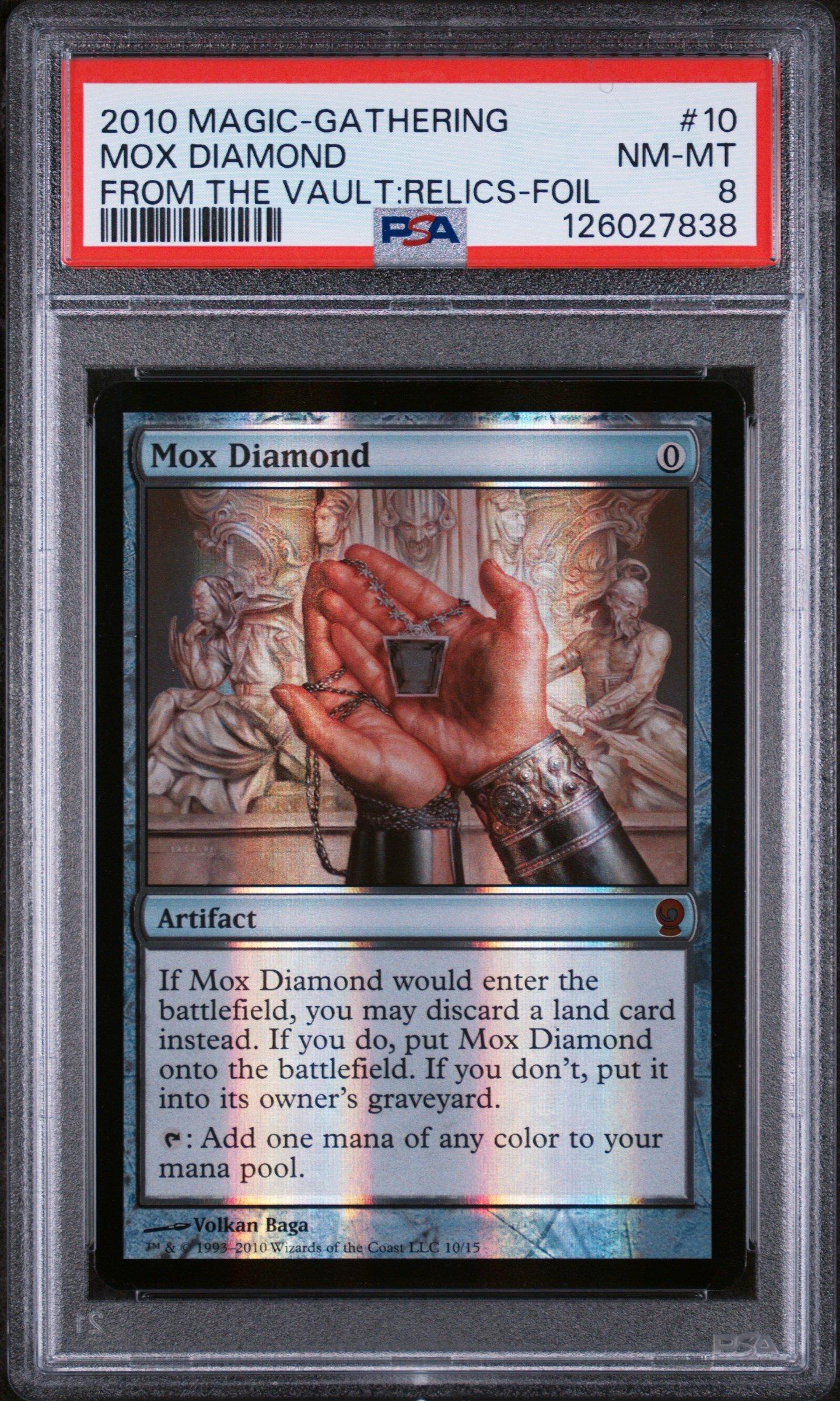 2010 Magic The Gathering From The Vault: Relics 10 Mox Diamond
